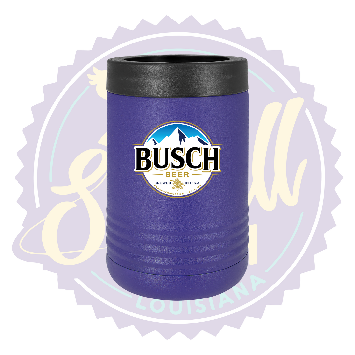 Busch Beer Full Color Print Can Beverage Holder