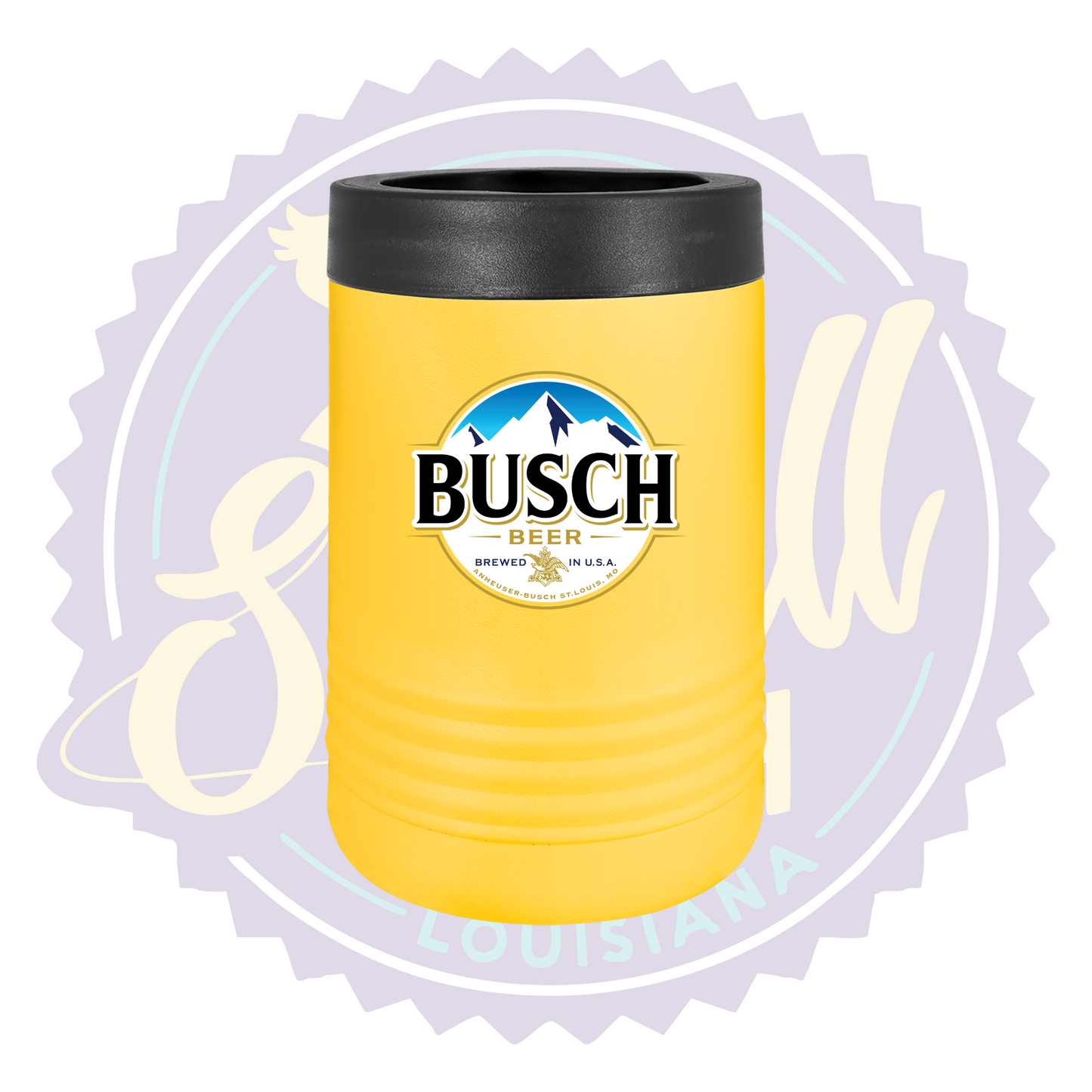 Busch Beer Full Color Print Can Beverage Holder