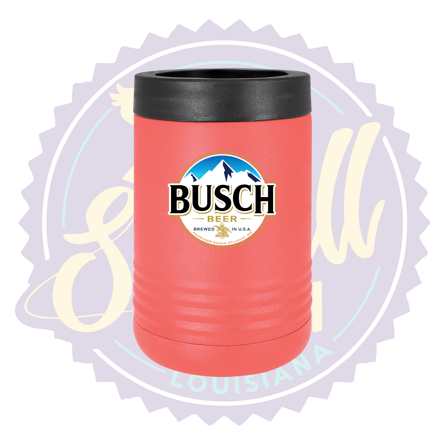 Busch Beer Full Color Print Can Beverage Holder