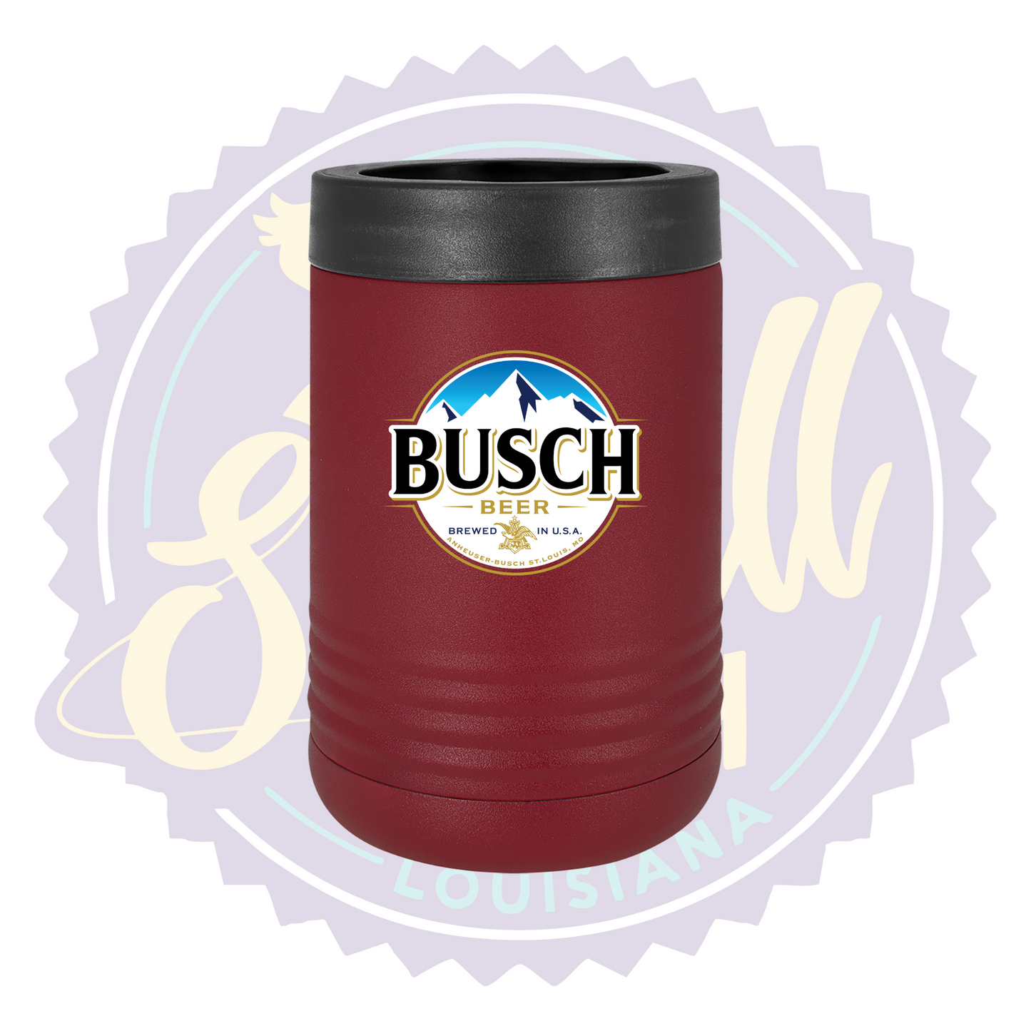 Busch Beer Full Color Print Can Beverage Holder