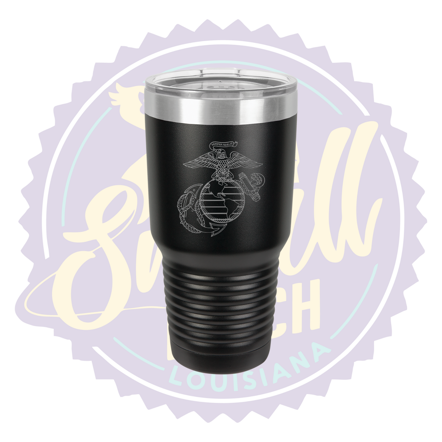 USMC Eagle Globe Laser Engraved Tumbler