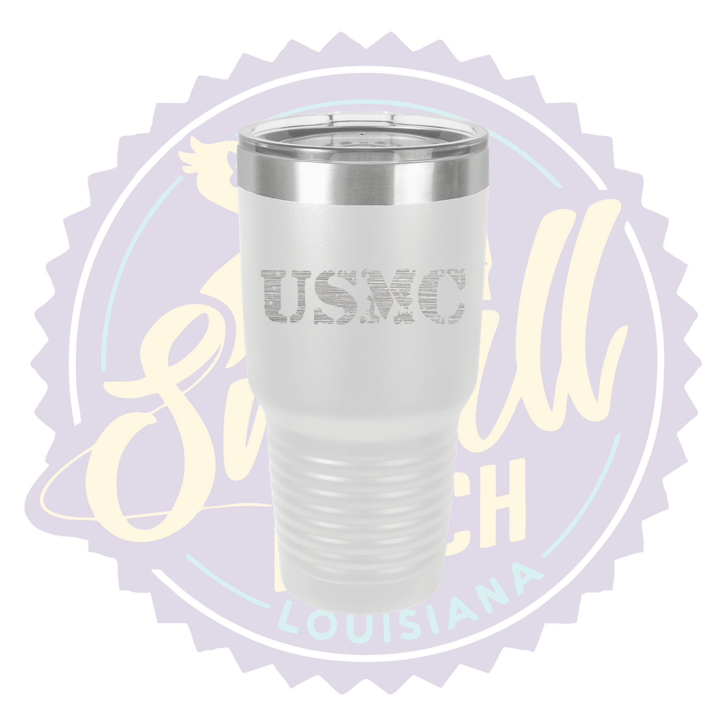 USMC Laser Engraved Tumbler