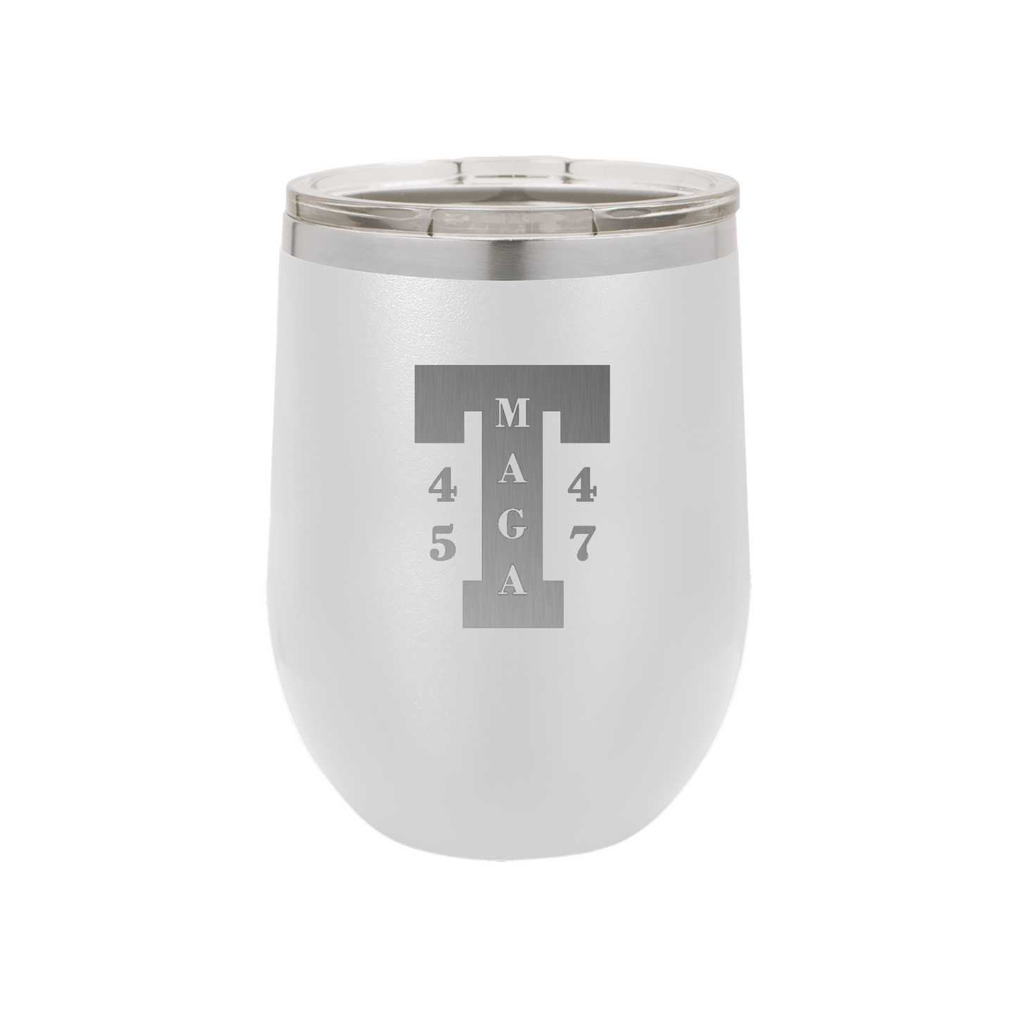 Trump 45/47 T MAGA 12oz Wine Tumbler