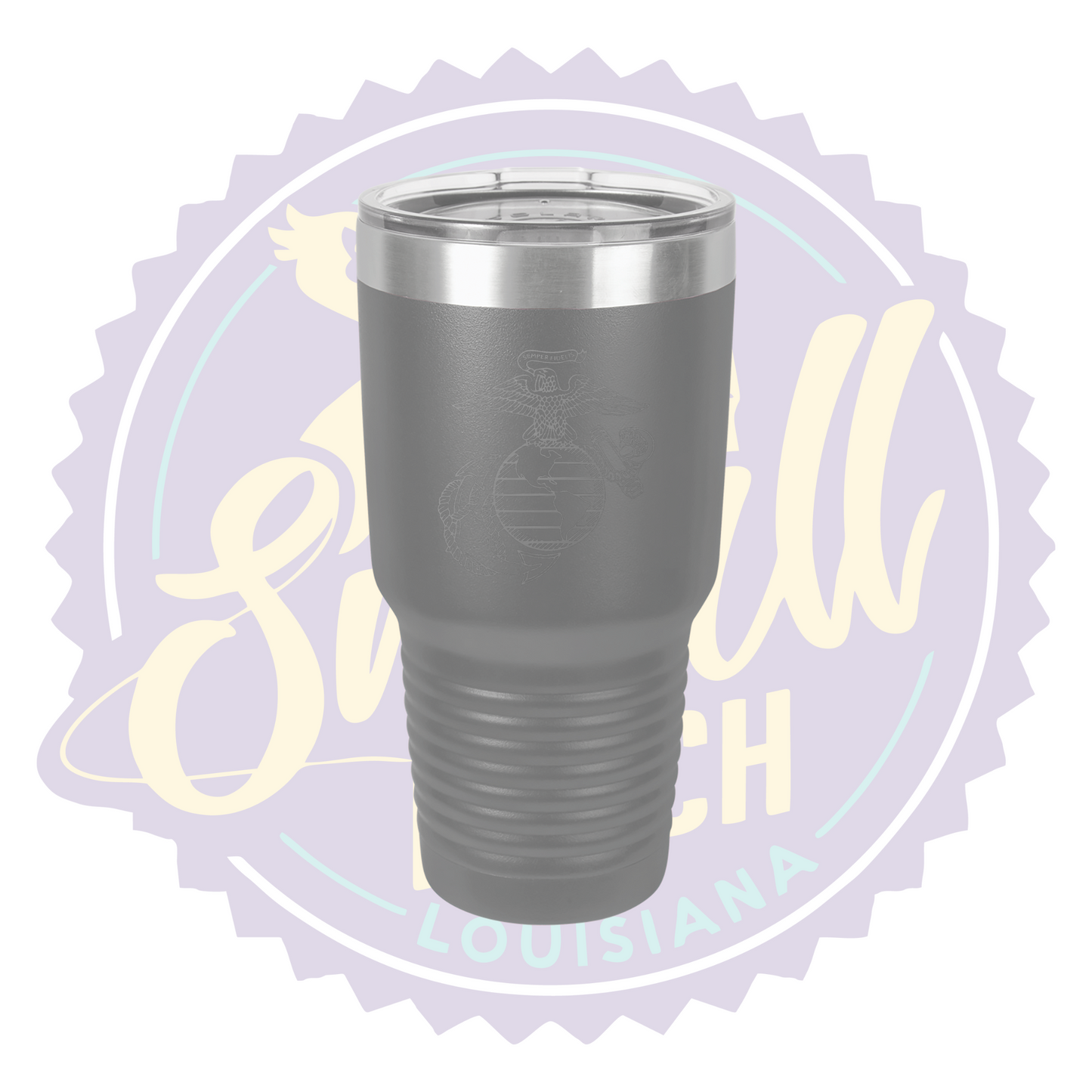 USMC Eagle Globe Laser Engraved Tumbler