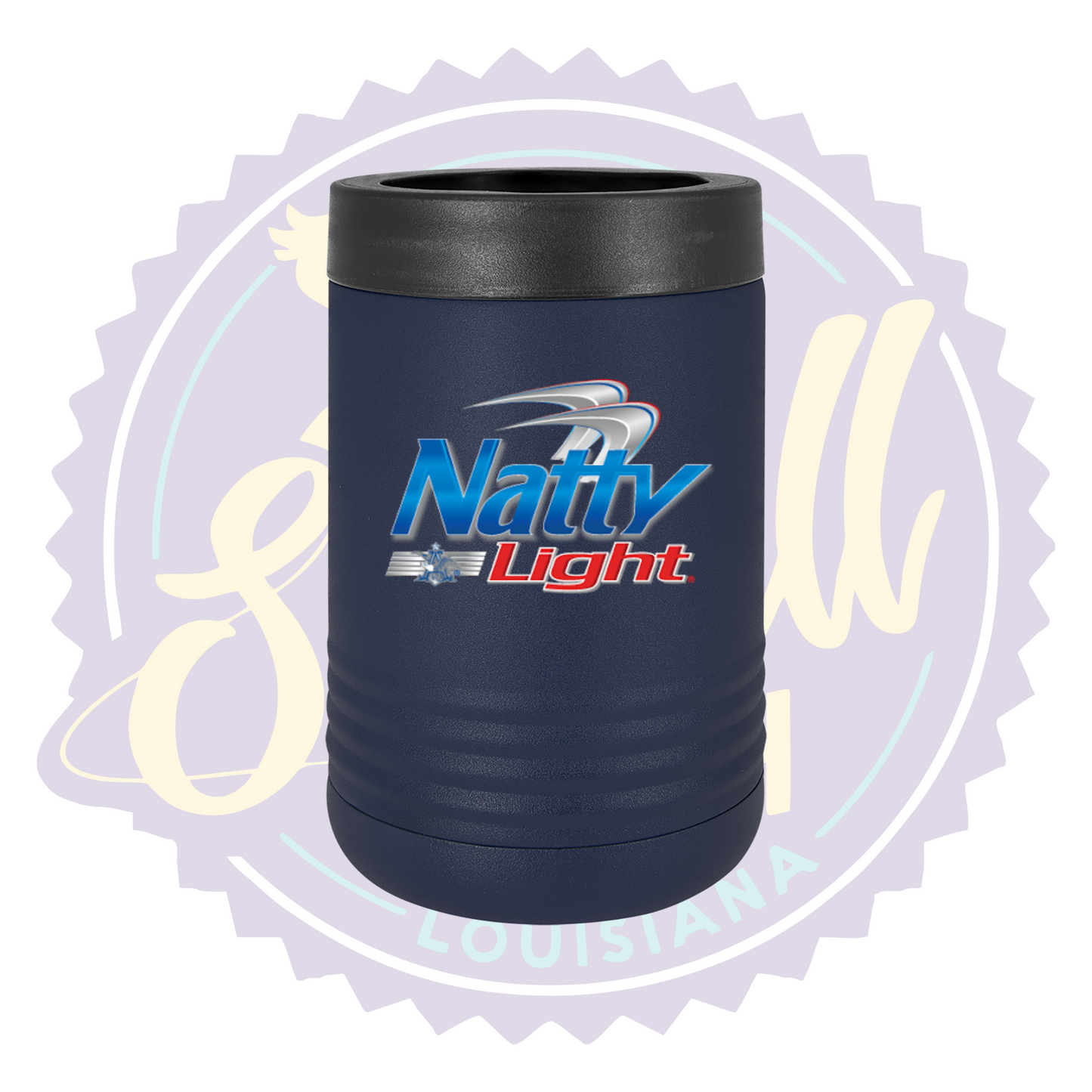 Natty Light Beer Full Color Print Can Beverage Holder