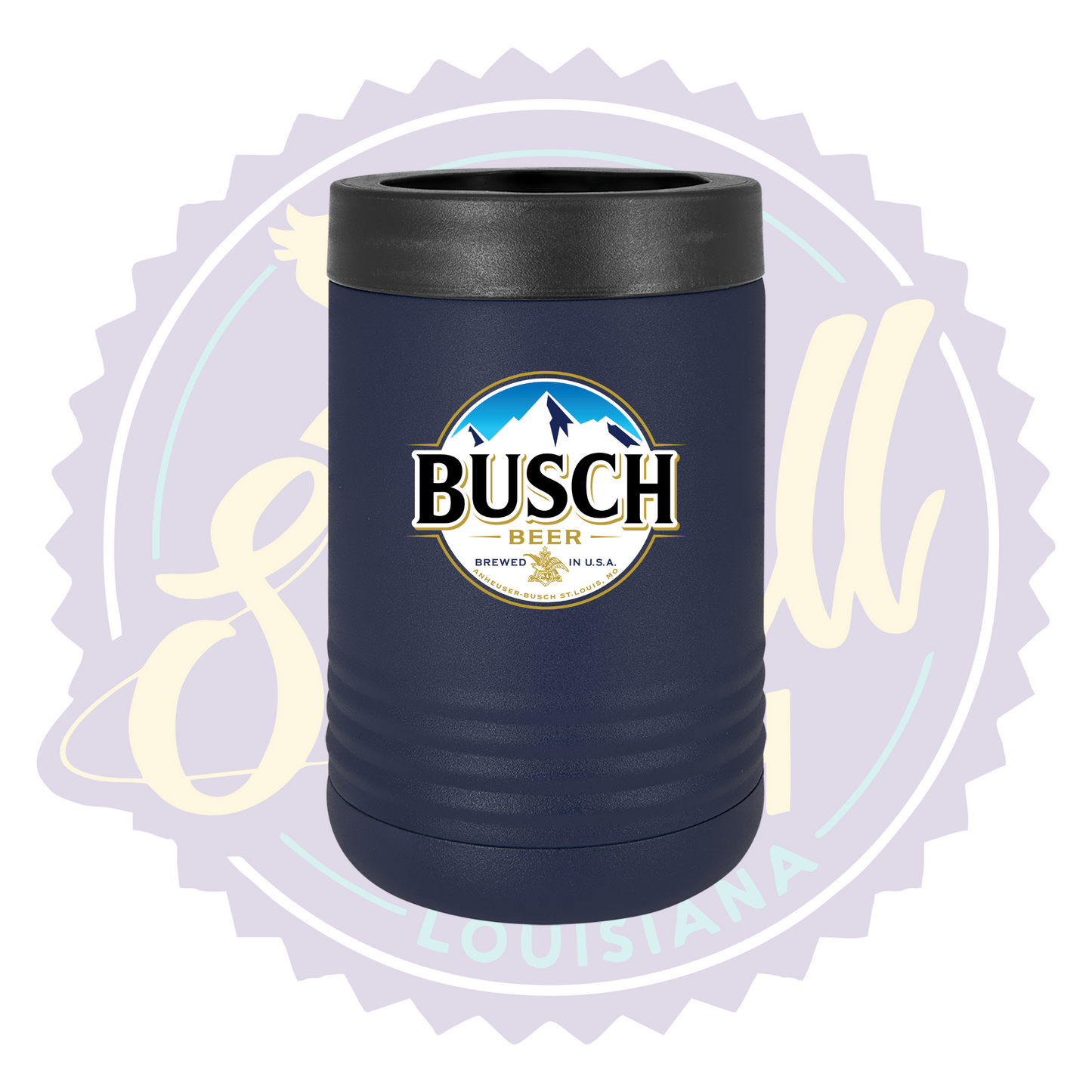 Busch Beer Full Color Print Can Beverage Holder