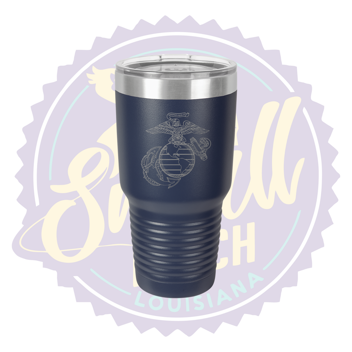 USMC Eagle Globe Laser Engraved Tumbler