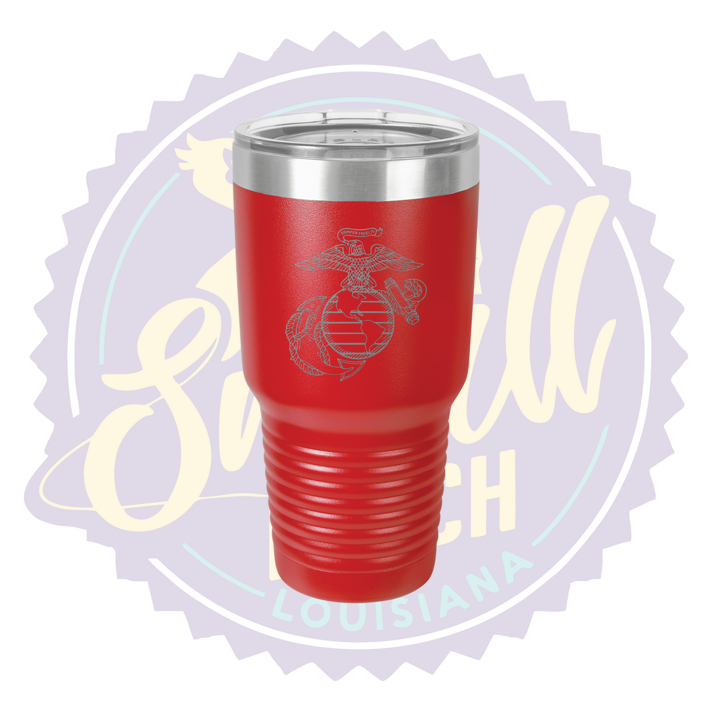 USMC Eagle Globe Laser Engraved Tumbler