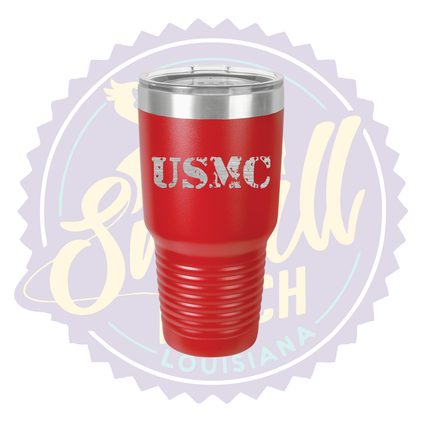 USMC Laser Engraved Tumbler
