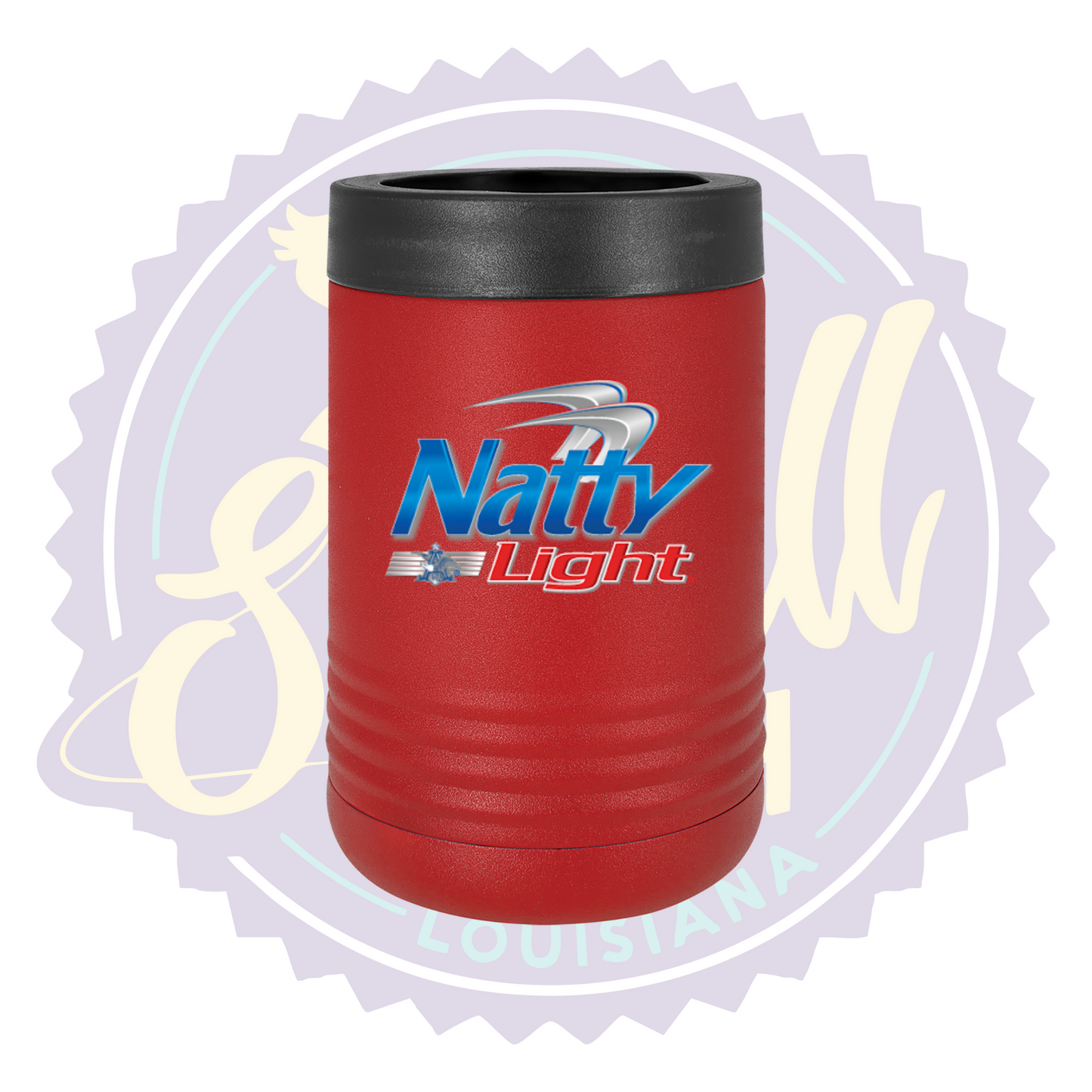 Natty Light Beer Full Color Print Can Beverage Holder