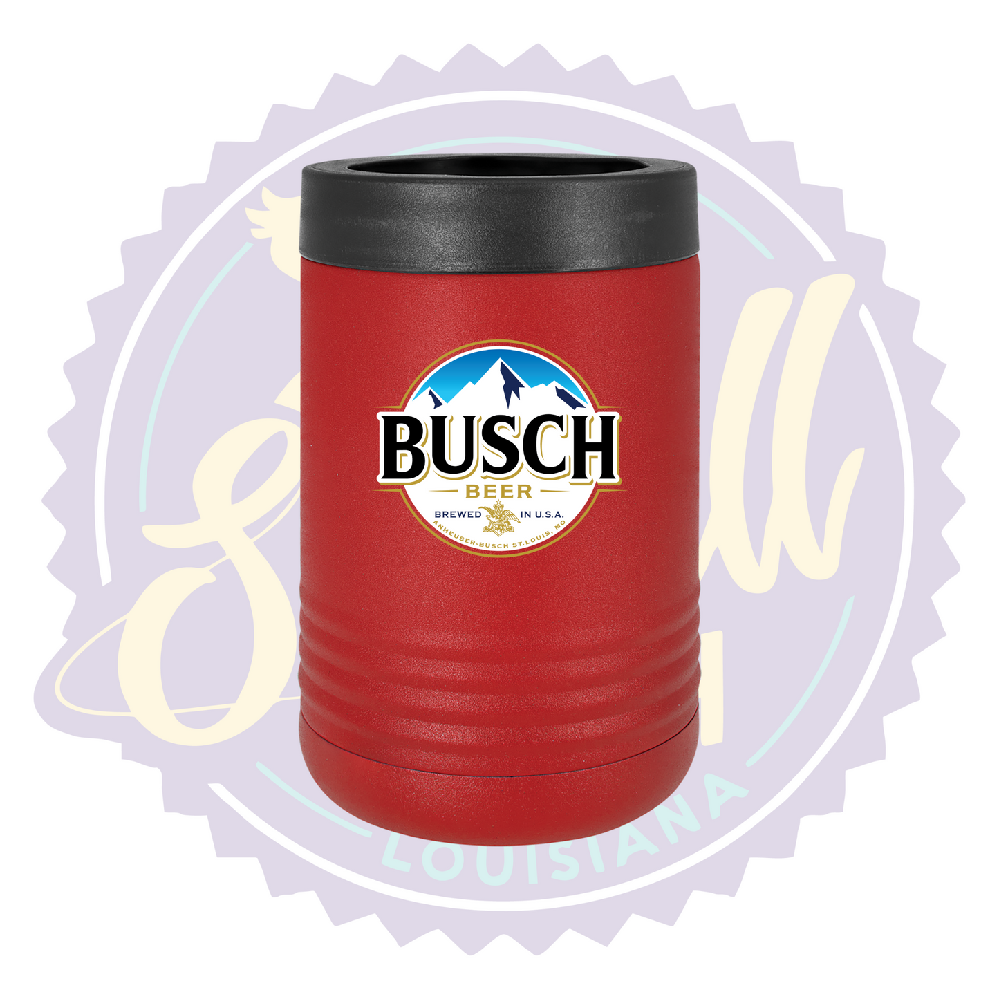 Busch Beer Full Color Print Can Beverage Holder
