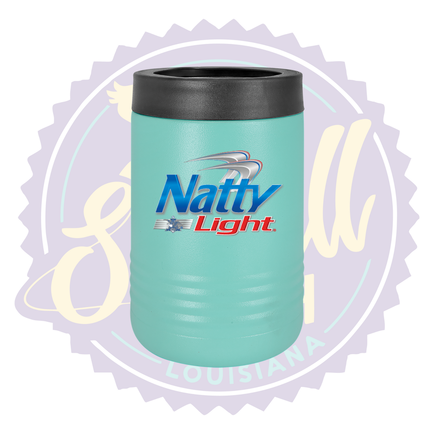 Natty Light Beer Full Color Print Can Beverage Holder