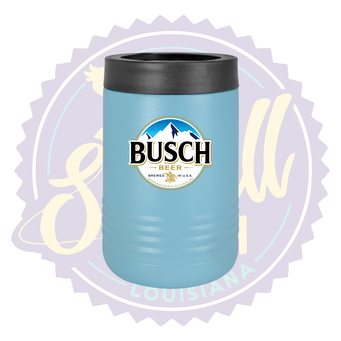 Busch Beer Full Color Print Can Beverage Holder