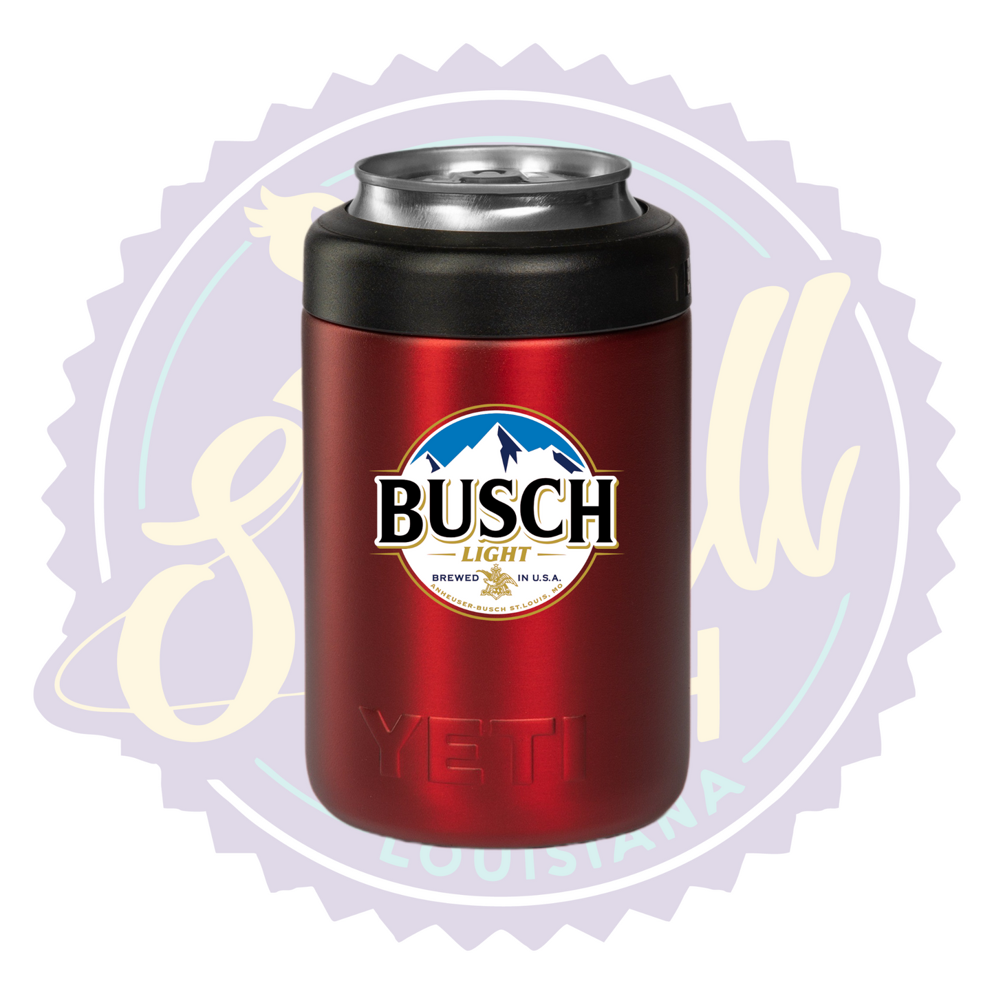 Busch Light Full Color Print Can Beverage Holder