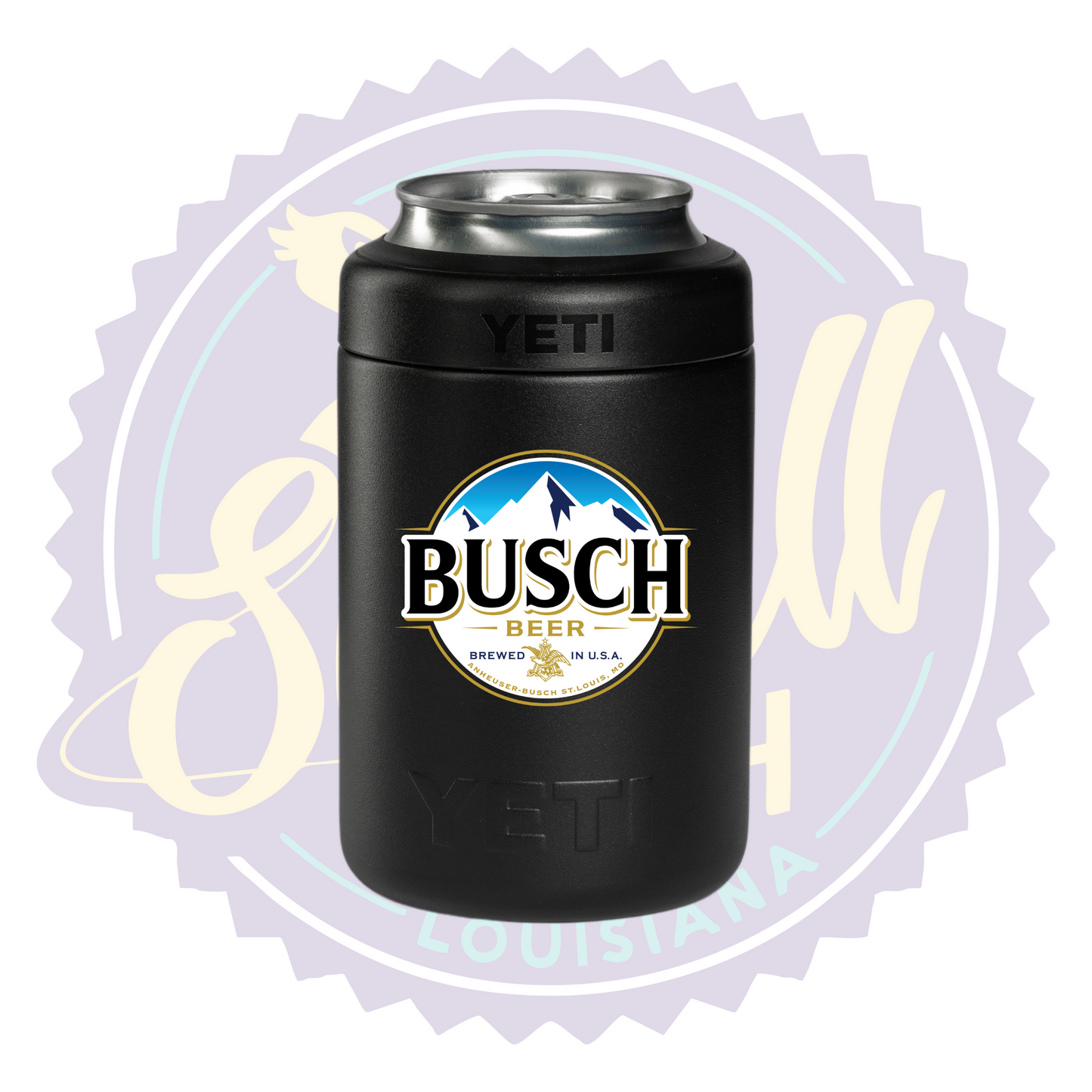 Busch Beer Full Color Print Can Beverage Holder