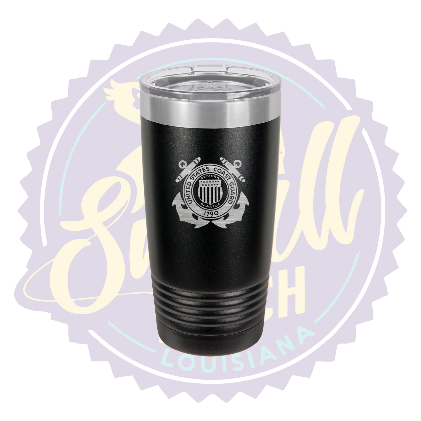 Coast Guard Laser Engraved Tumbler