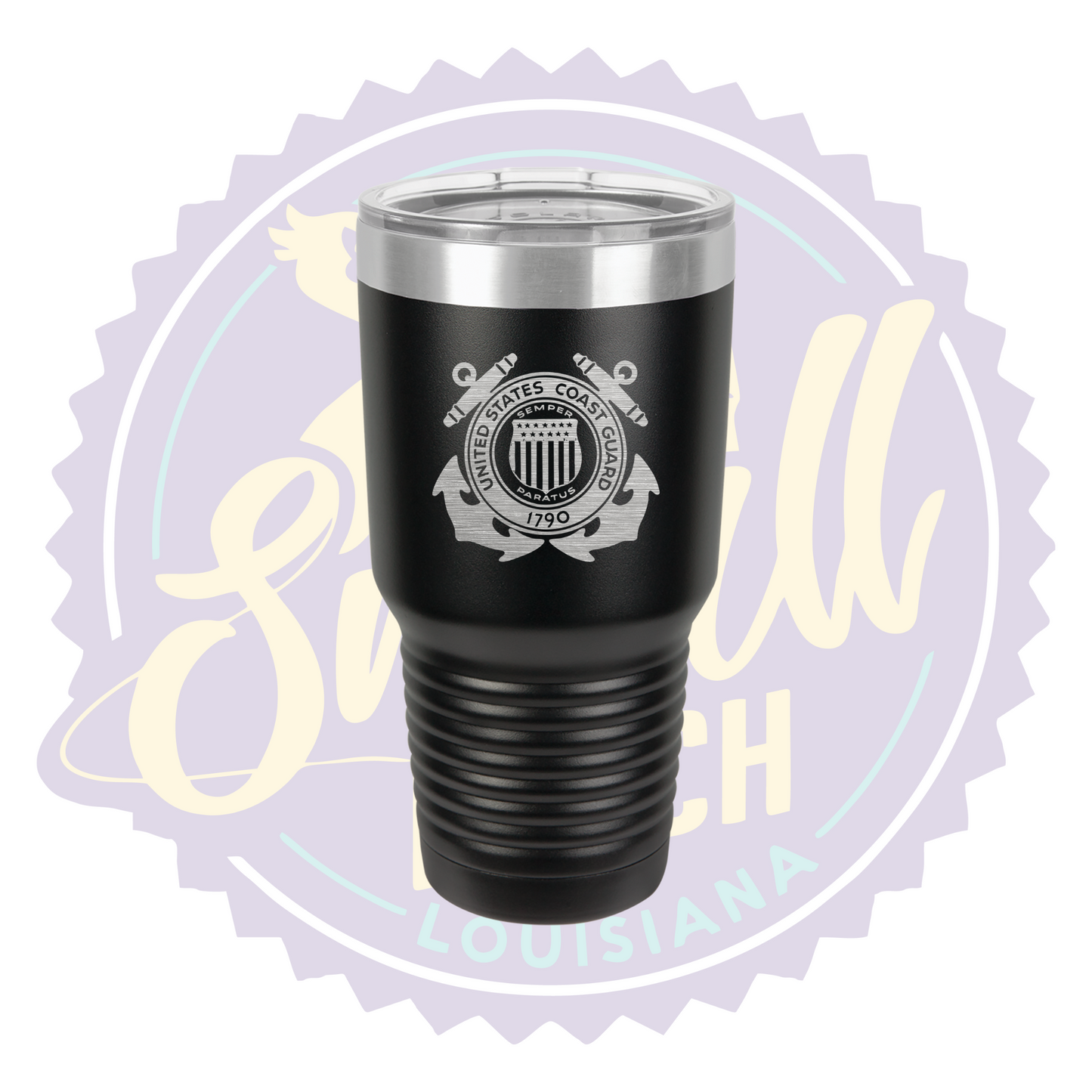 Coast Guard Laser Engraved Tumbler