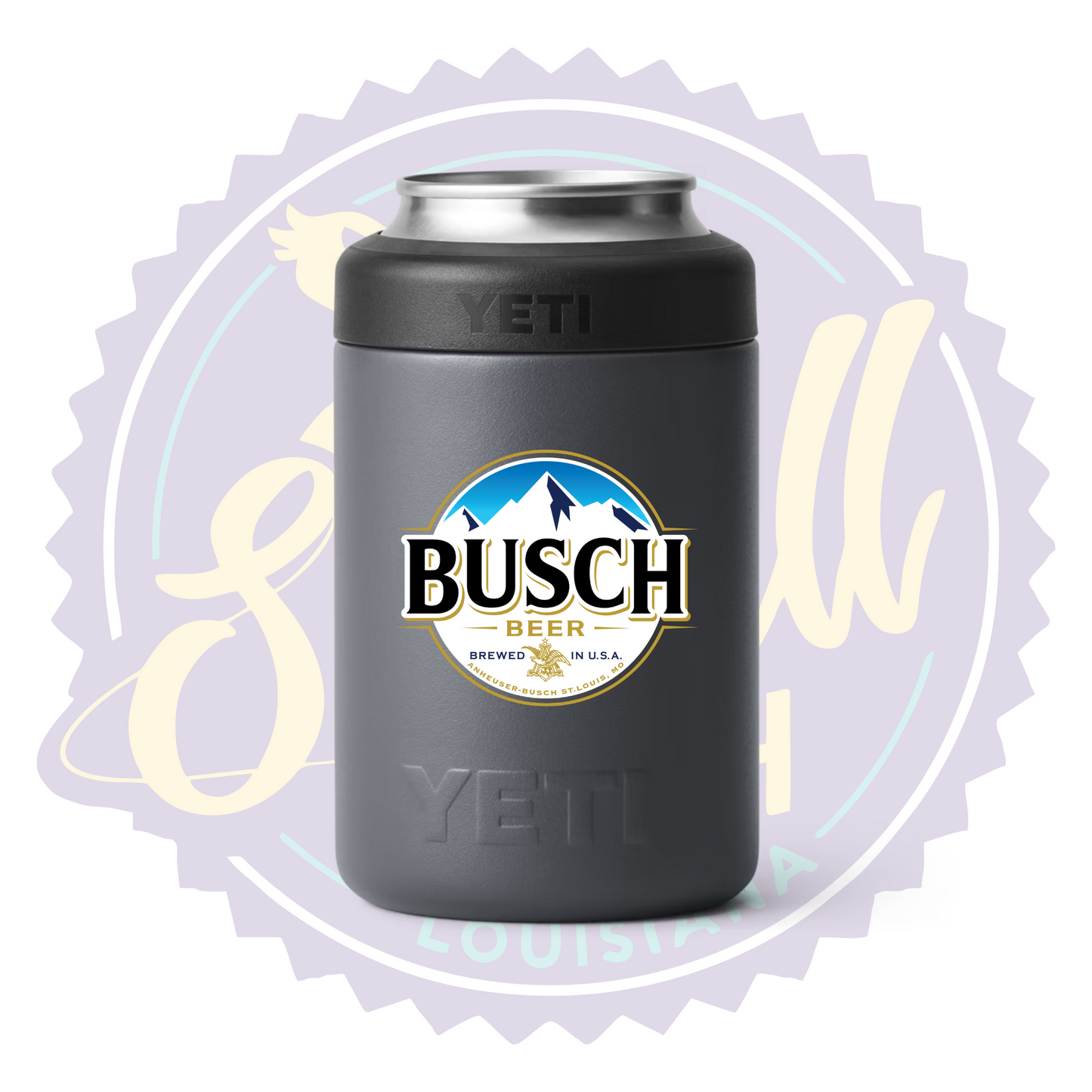 Busch Beer Full Color Print Can Beverage Holder