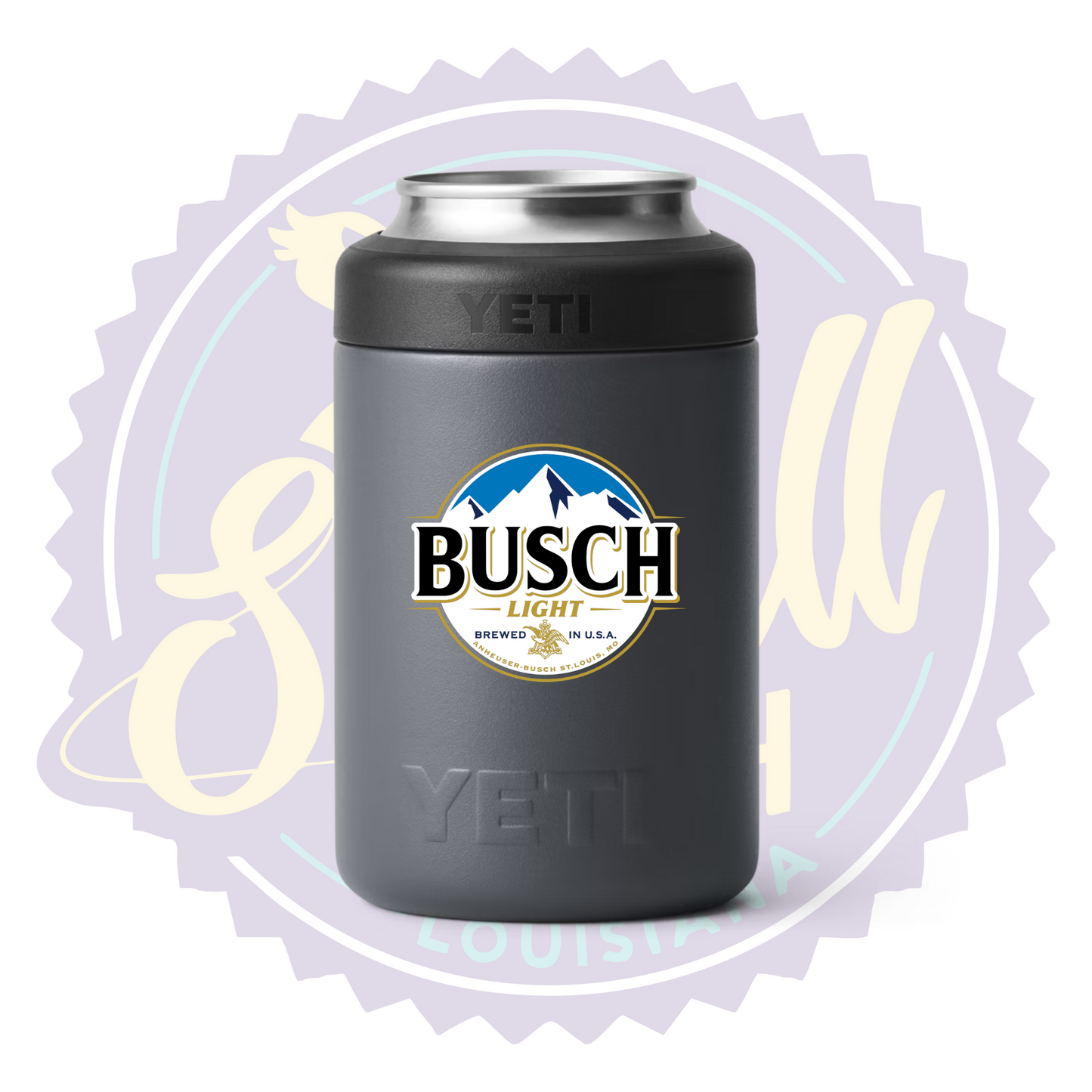 Busch Light Full Color Print Can Beverage Holder