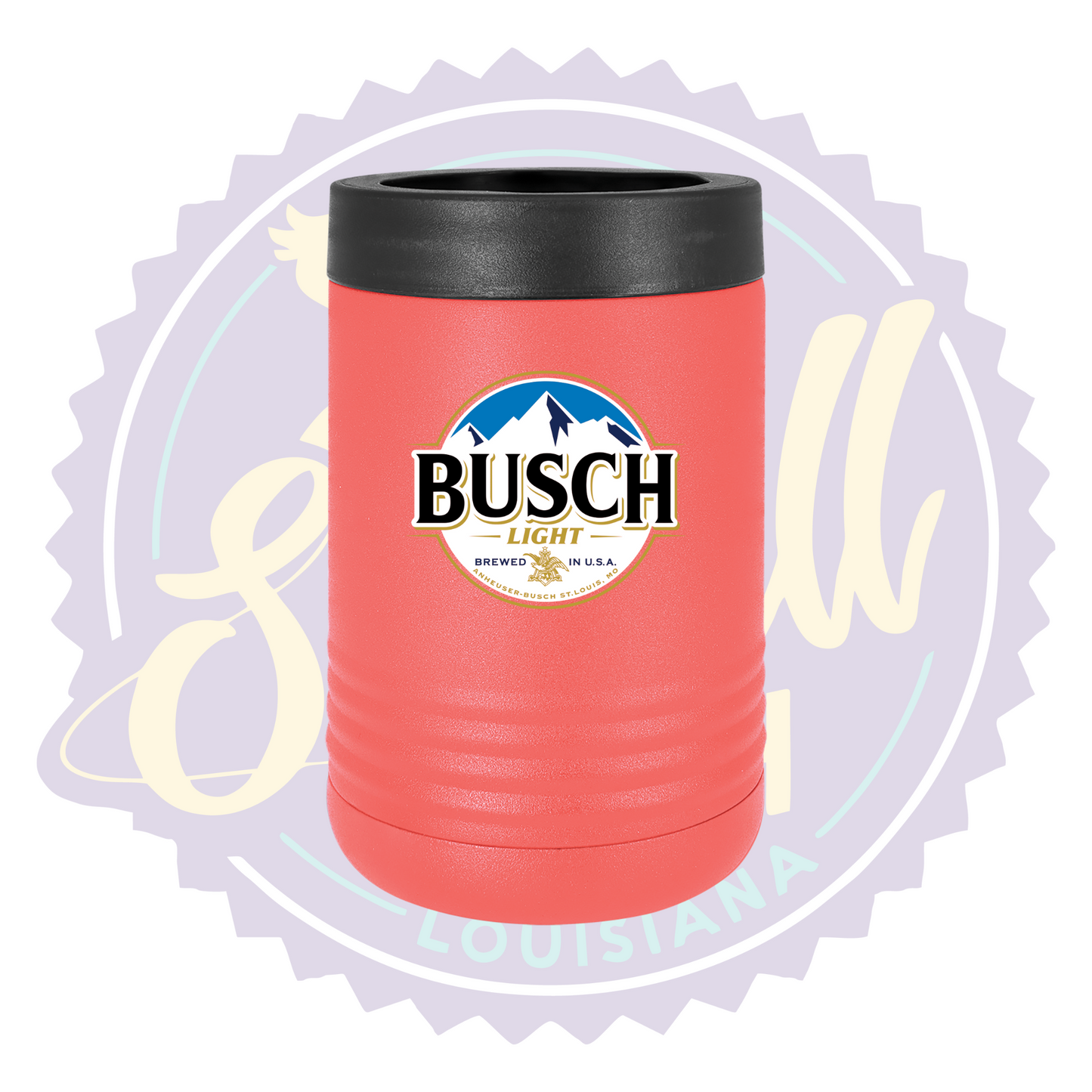 Busch Light Full Color Print Can Beverage Holder