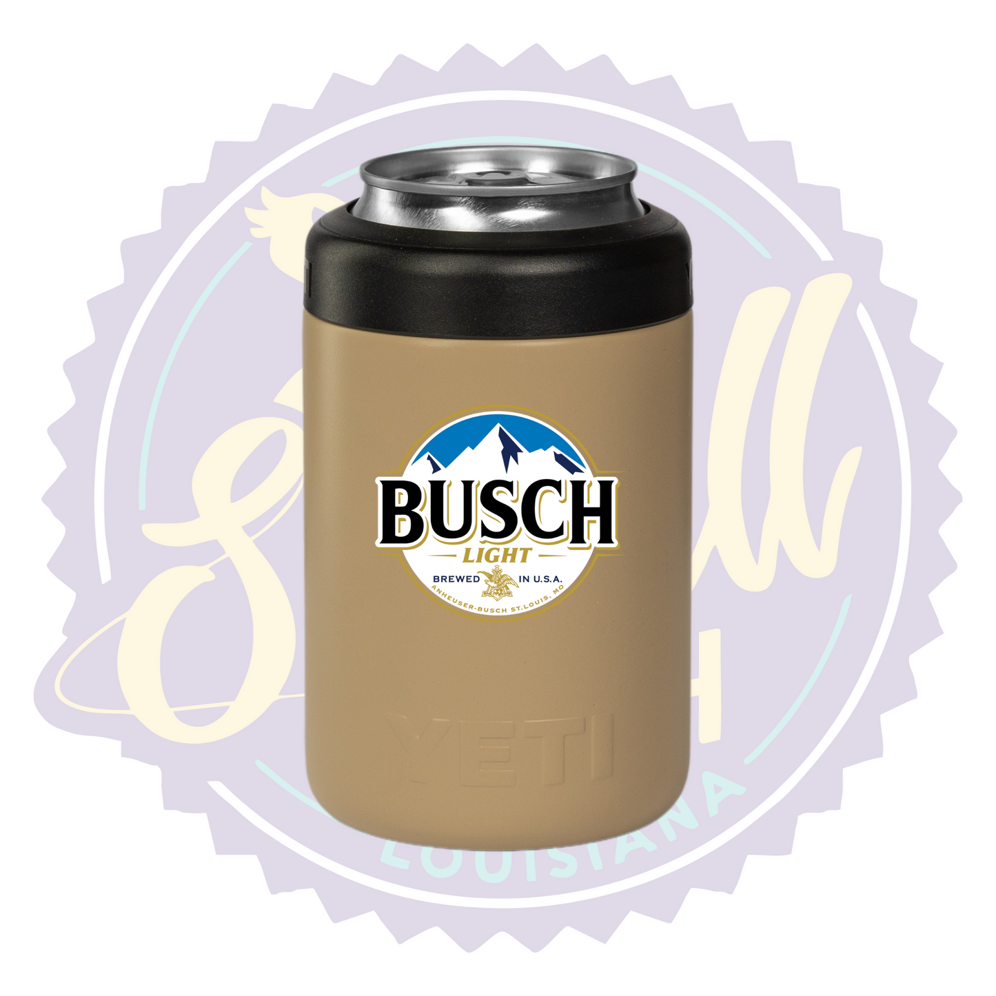 Busch Light Full Color Print Can Beverage Holder