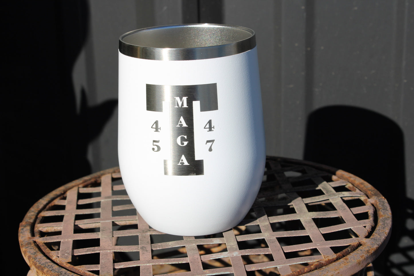Trump 45/47 T MAGA 12oz Wine Tumbler