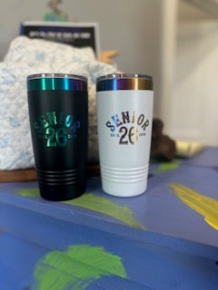 Class of 2026 Laser Engraved 20oz Prism Tumbler