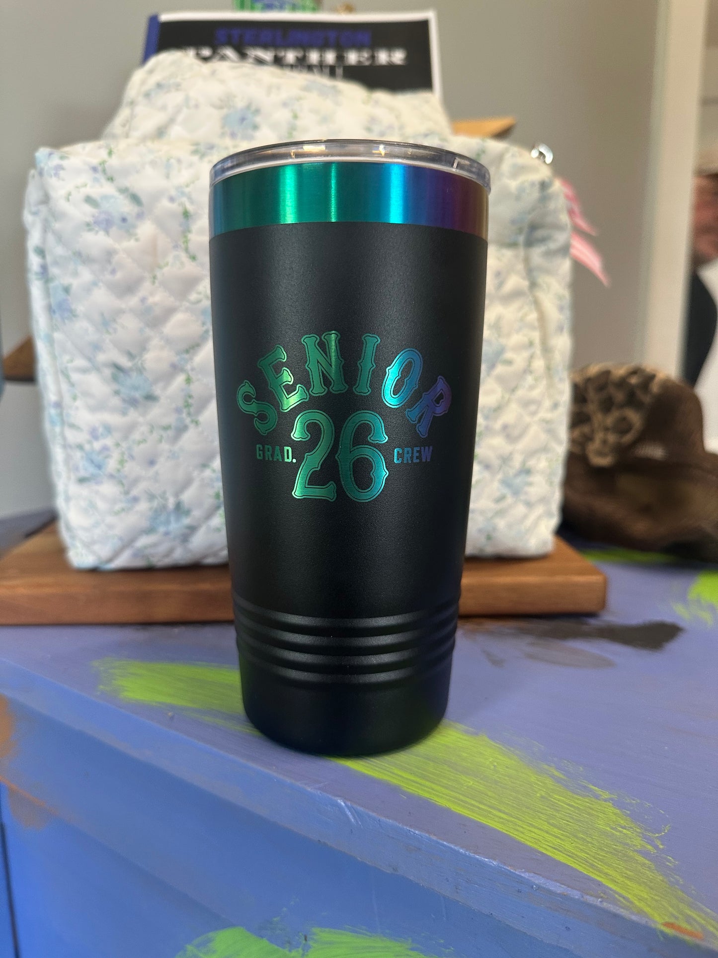 Class of 2026 Laser Engraved 20oz Prism Tumbler