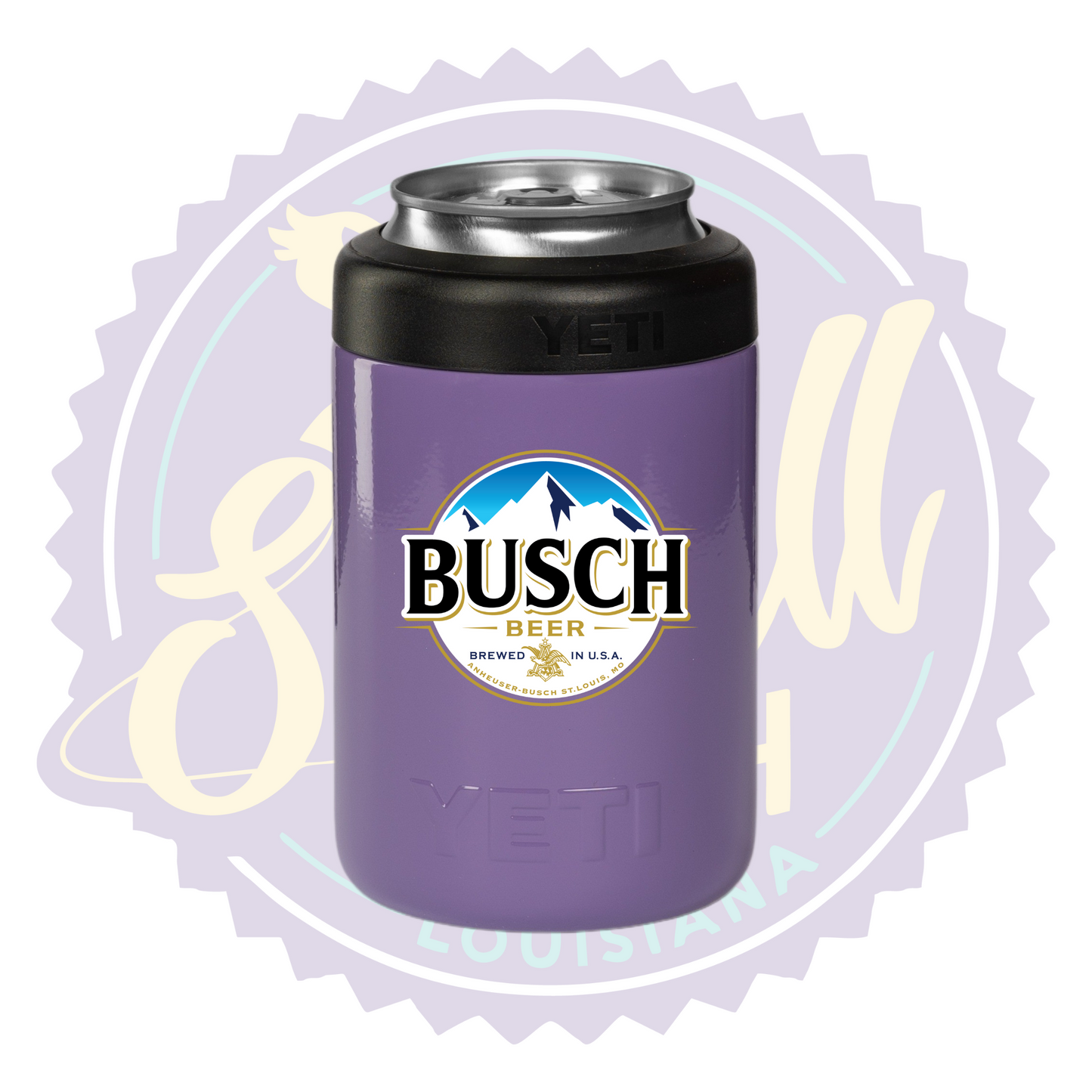 Busch Beer Full Color Print Can Beverage Holder