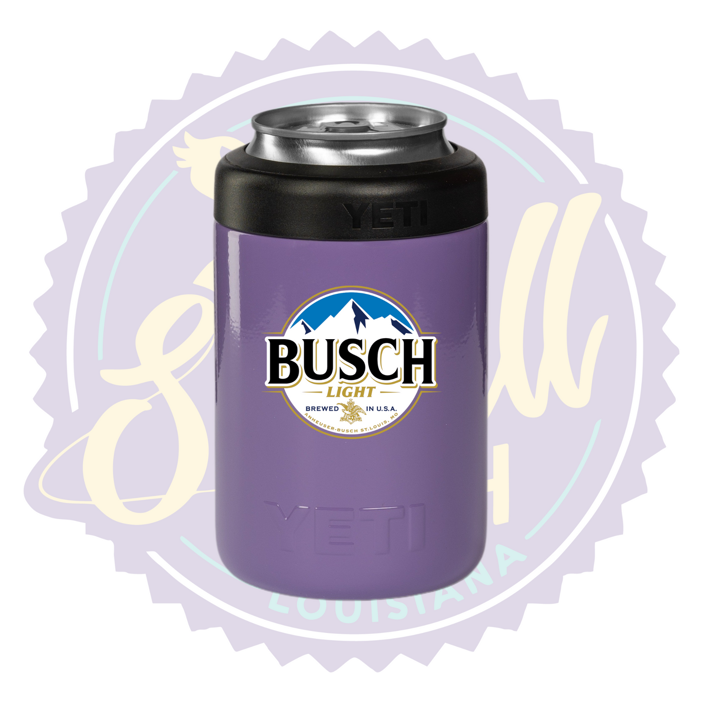 Busch Light Full Color Print Can Beverage Holder