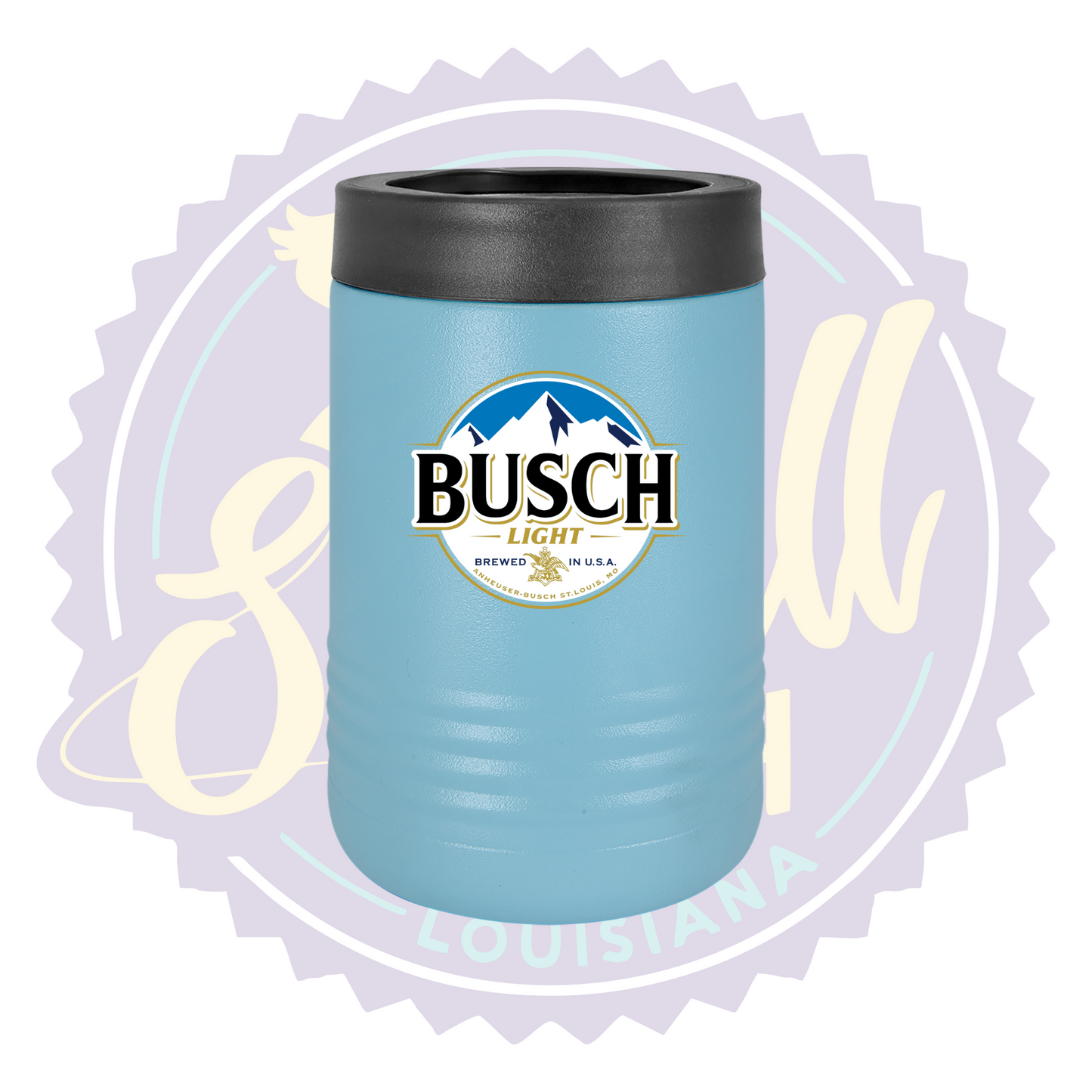 Busch Light Full Color Print Can Beverage Holder