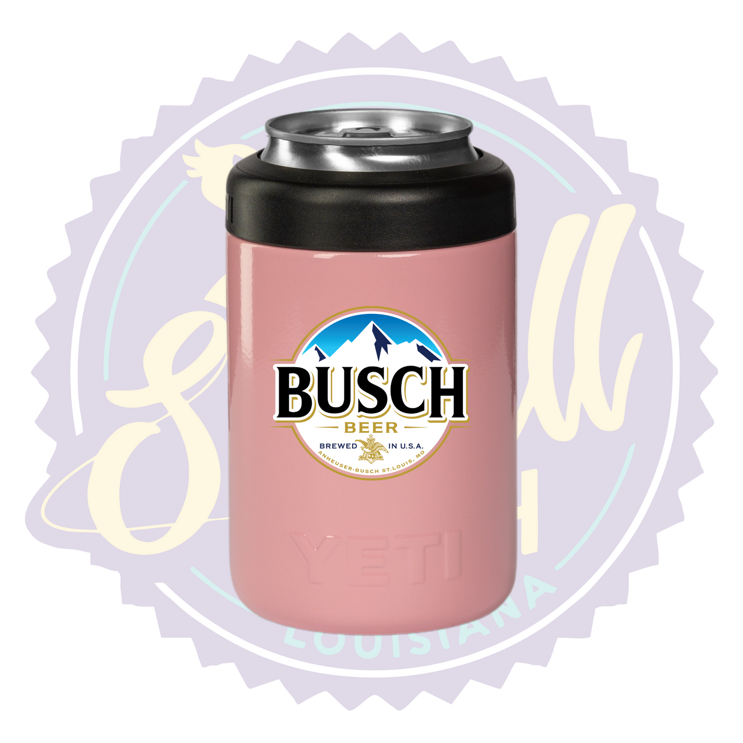 Busch Beer Full Color Print Can Beverage Holder