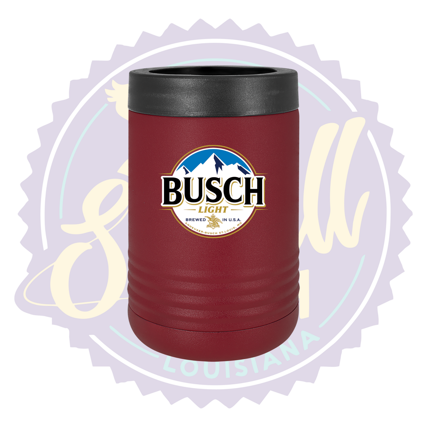 Busch Light Full Color Print Can Beverage Holder