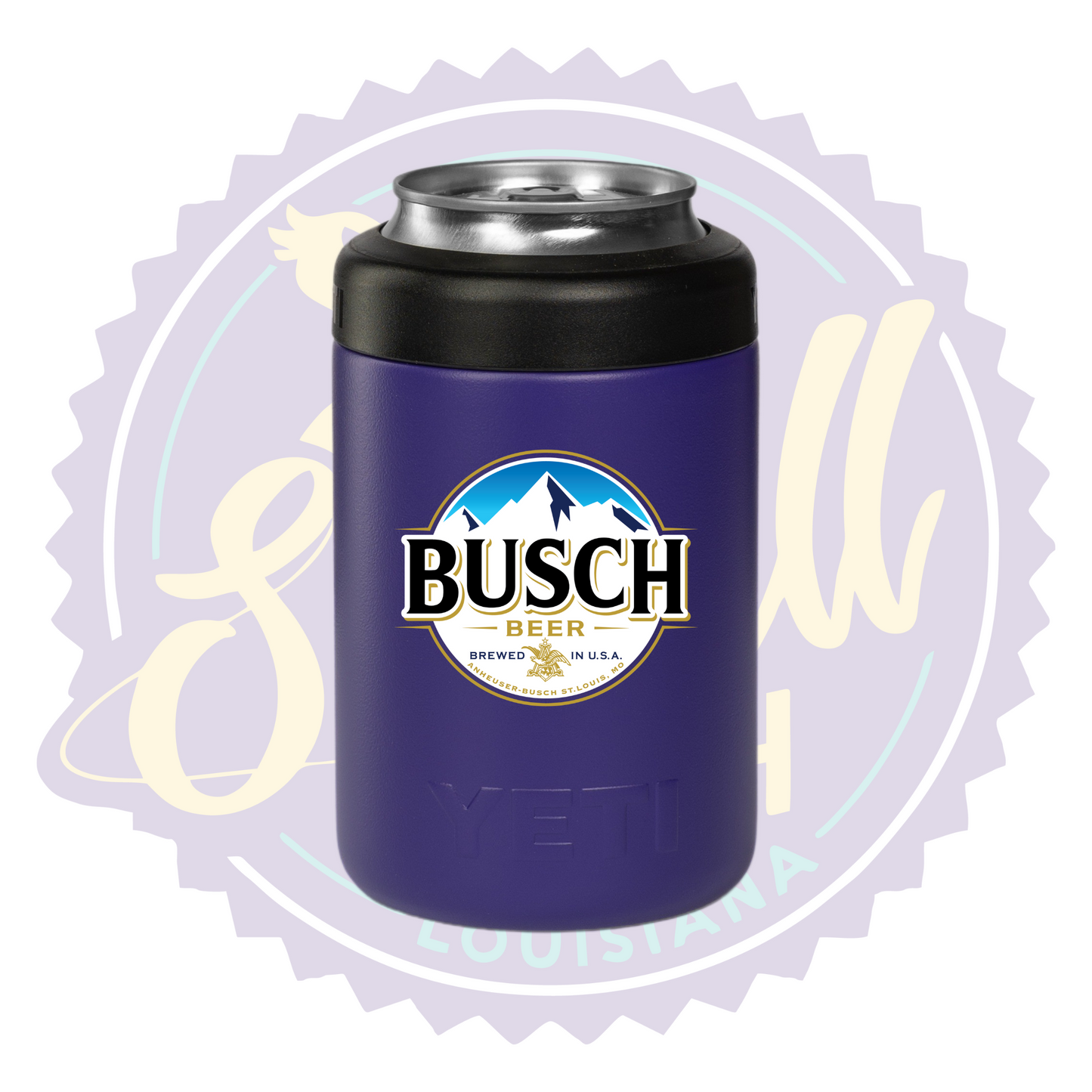Busch Beer Full Color Print Can Beverage Holder
