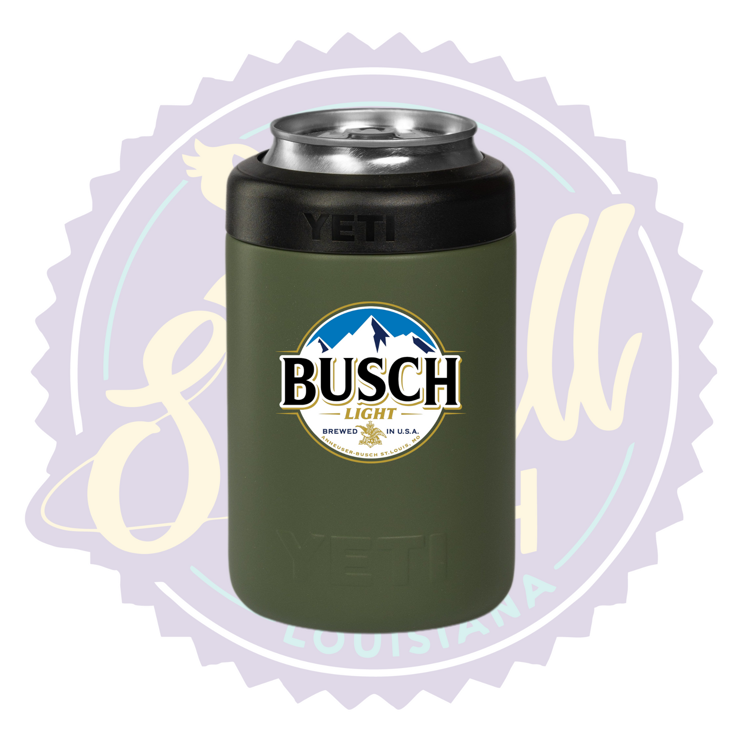 Busch Light Full Color Print Can Beverage Holder