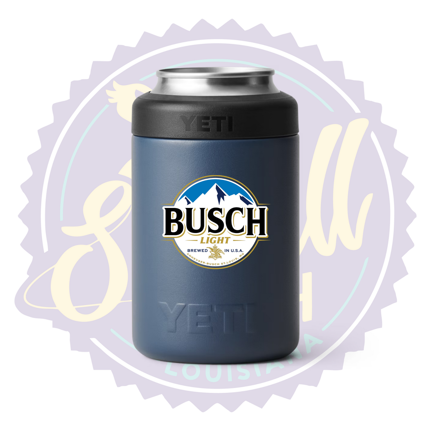 Busch Light Full Color Print Can Beverage Holder