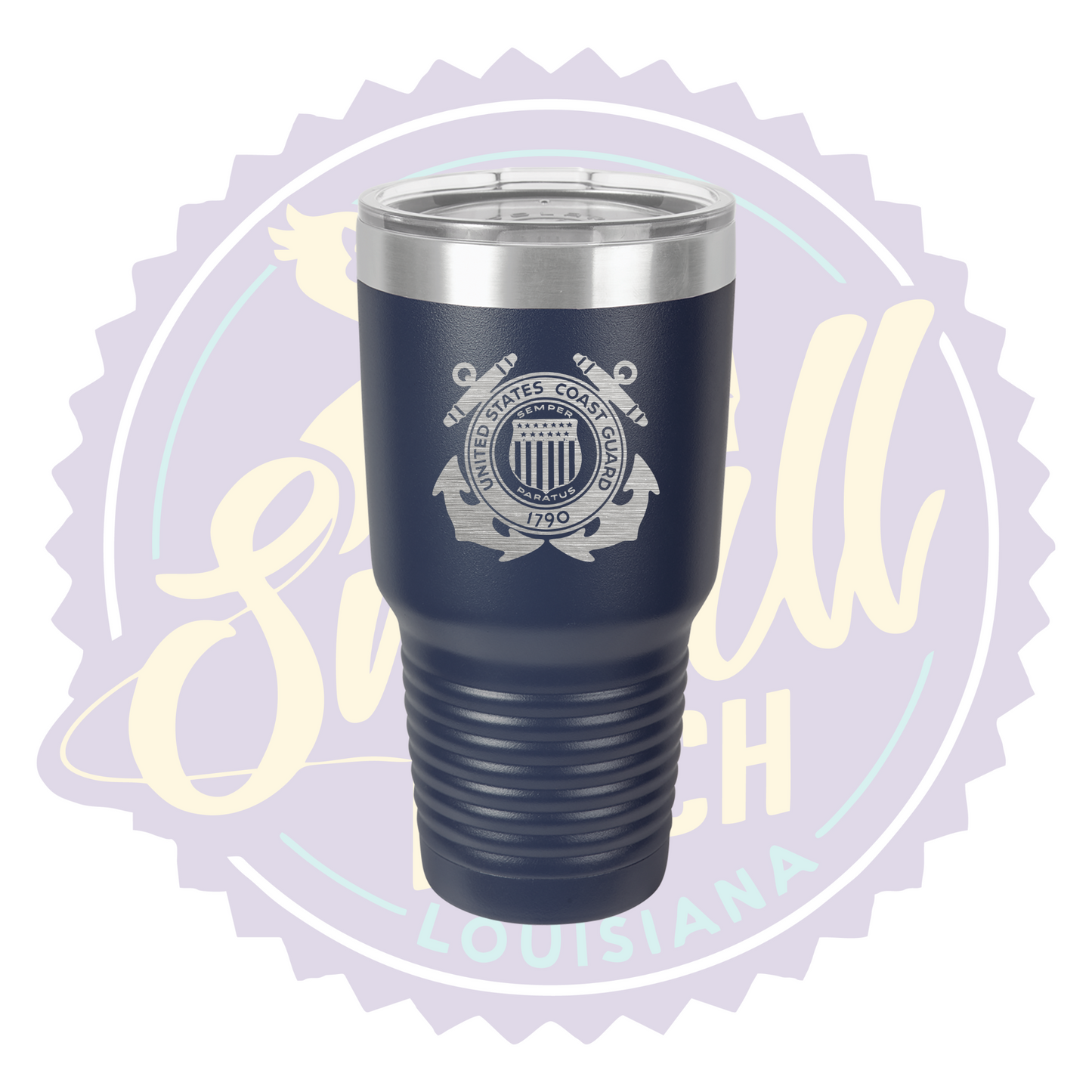 Coast Guard Laser Engraved Tumbler