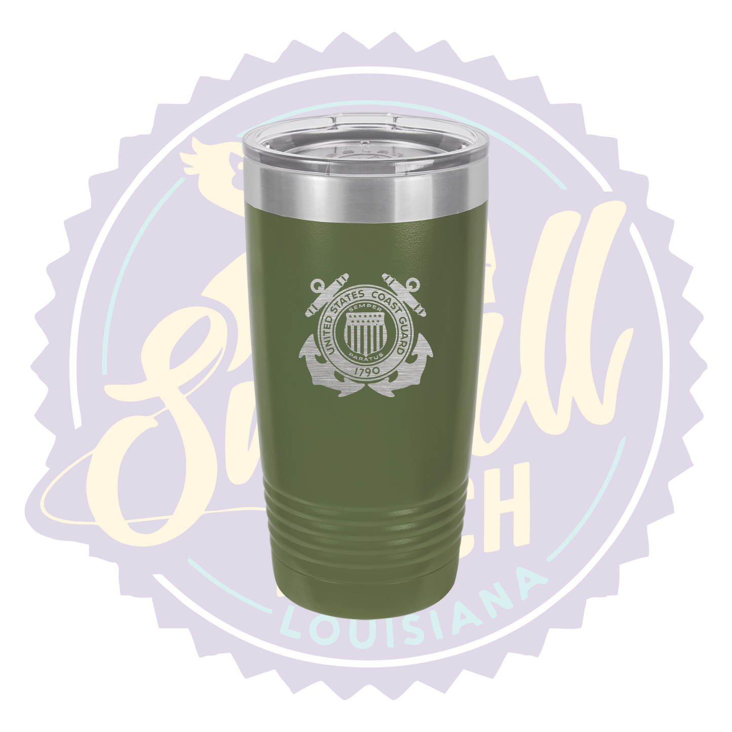 Coast Guard Laser Engraved Tumbler