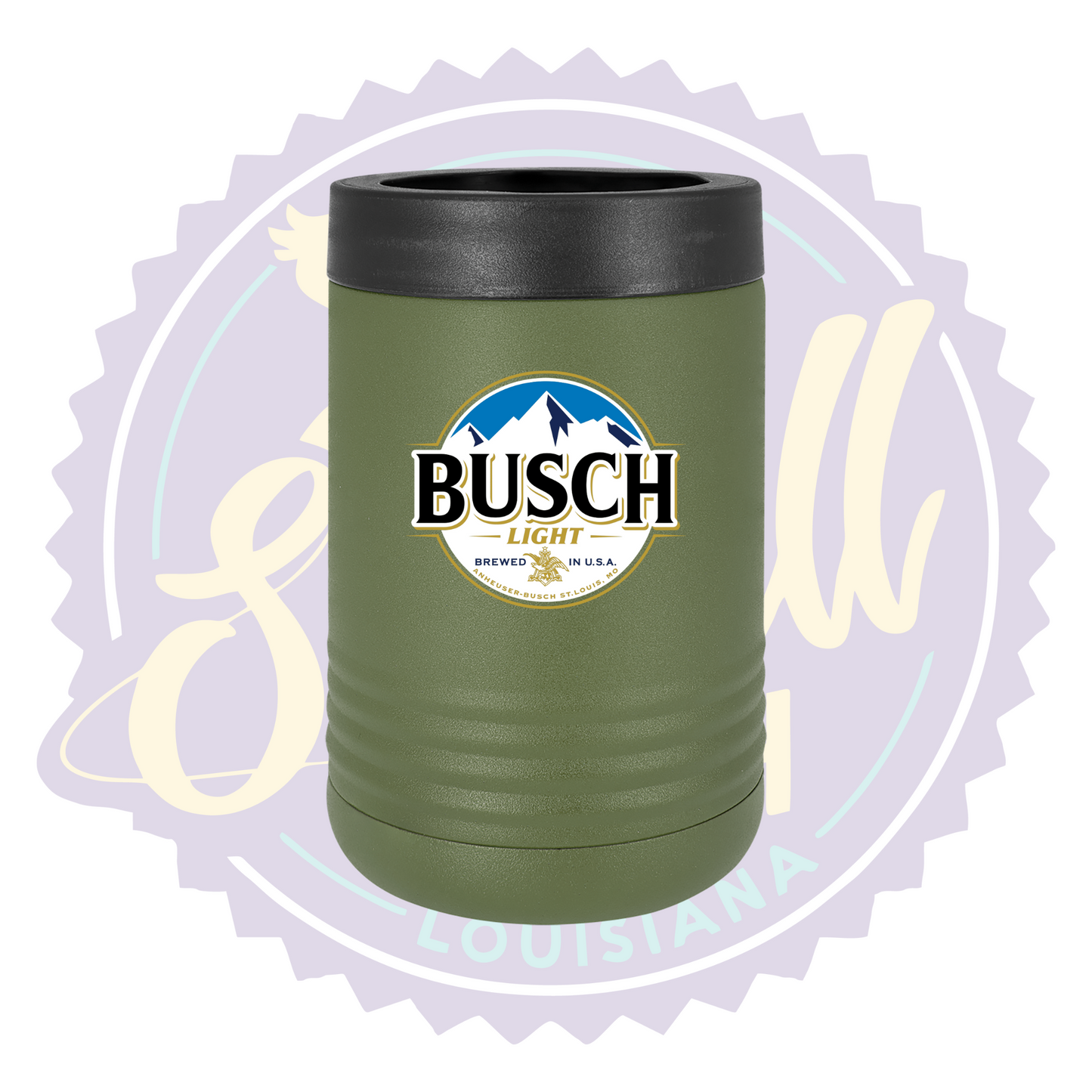 Busch Light Full Color Print Can Beverage Holder