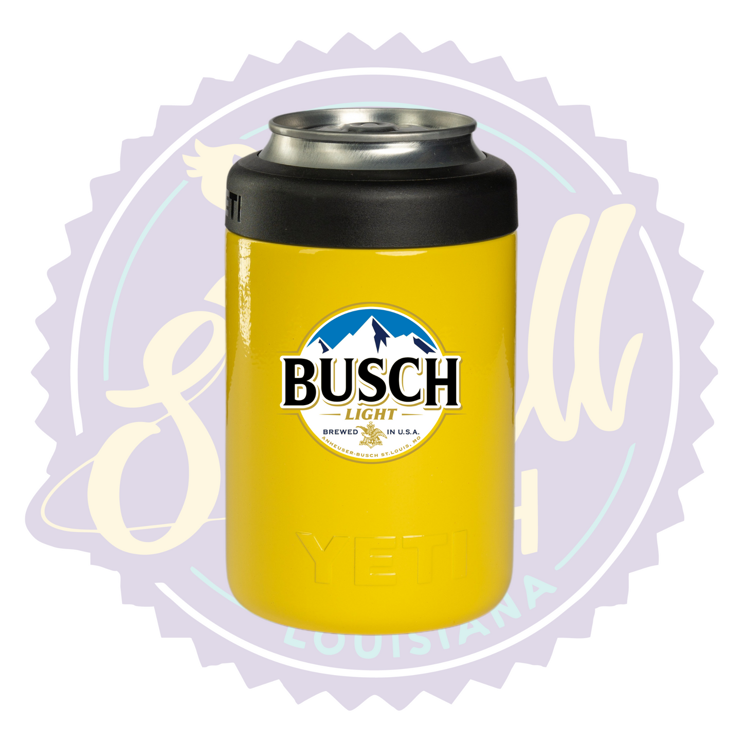 Busch Light Full Color Print Can Beverage Holder