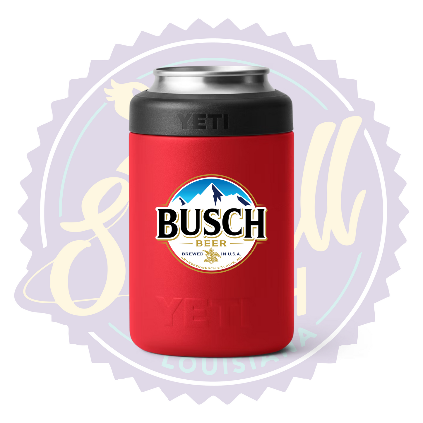 Busch Beer Full Color Print Can Beverage Holder