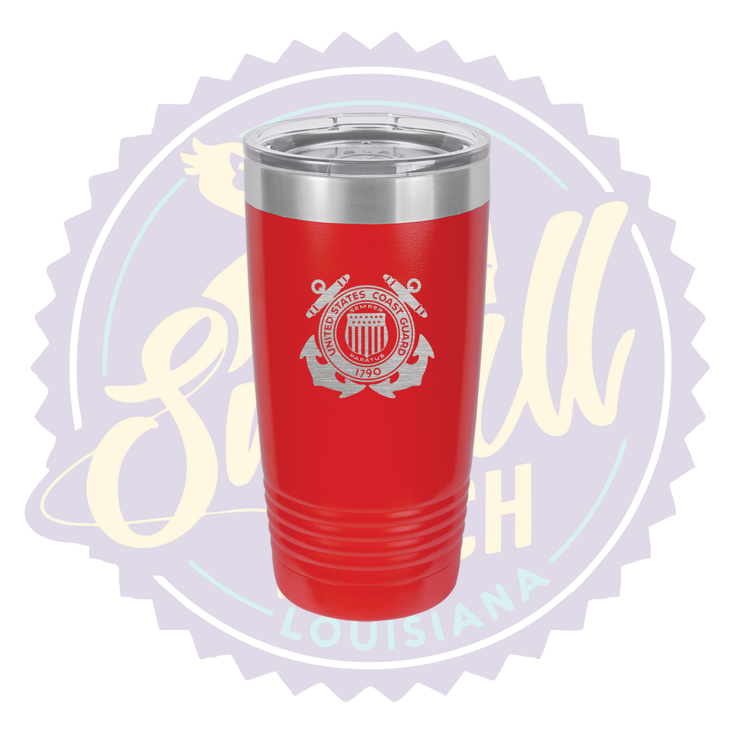 Coast Guard Laser Engraved Tumbler