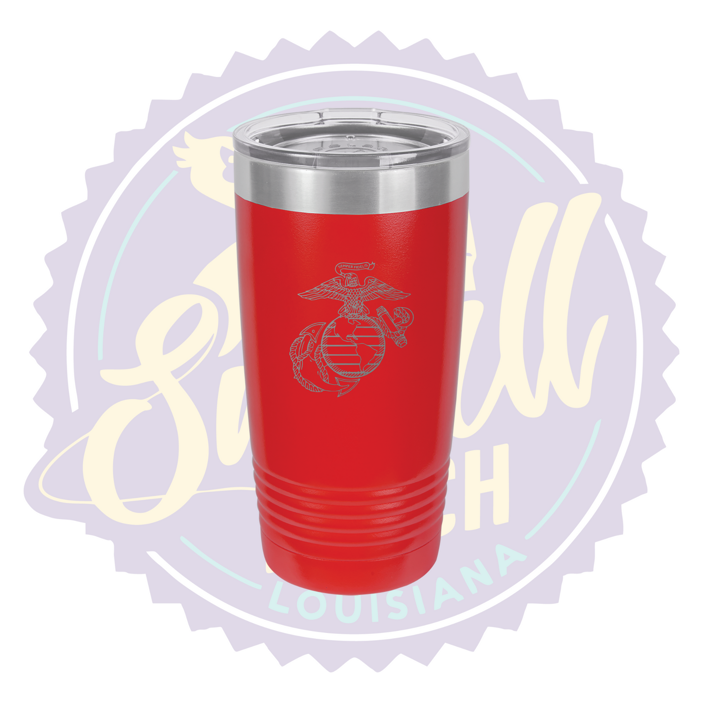 USMC Eagle Globe Laser Engraved Tumbler