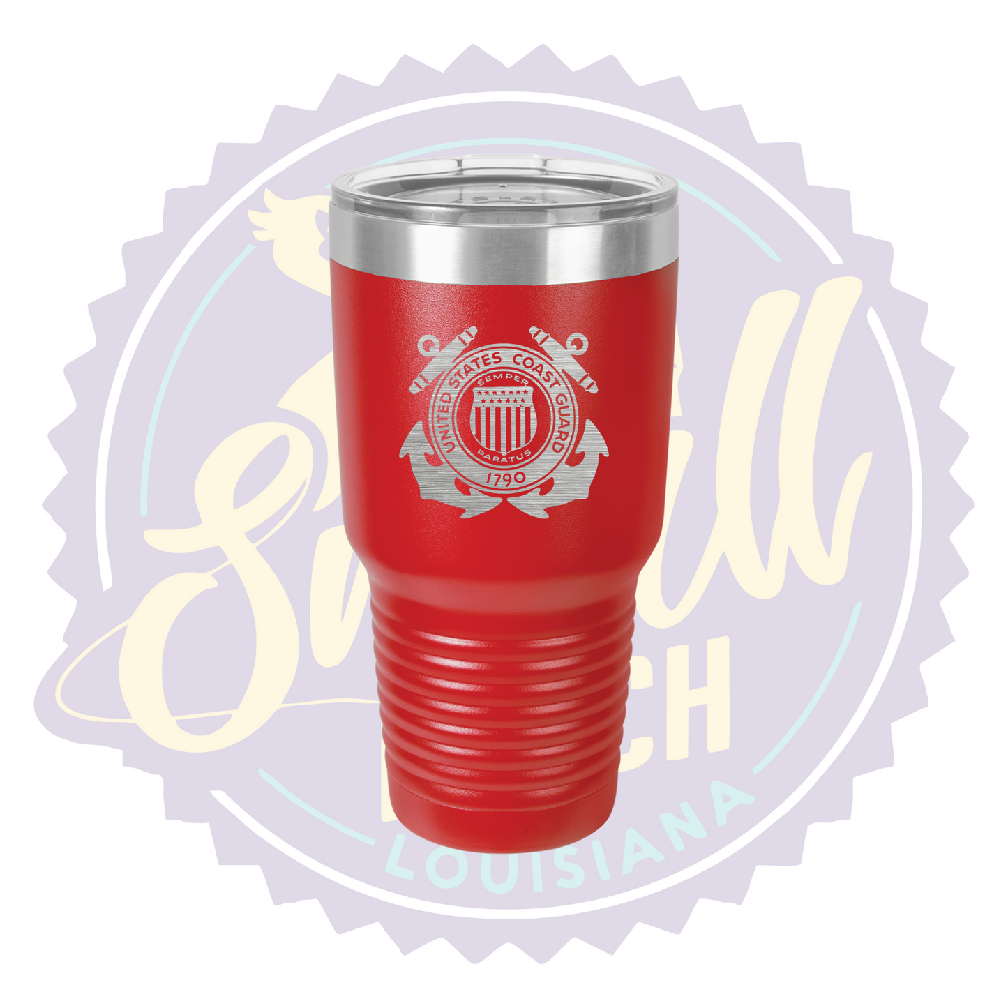 Coast Guard Laser Engraved Tumbler