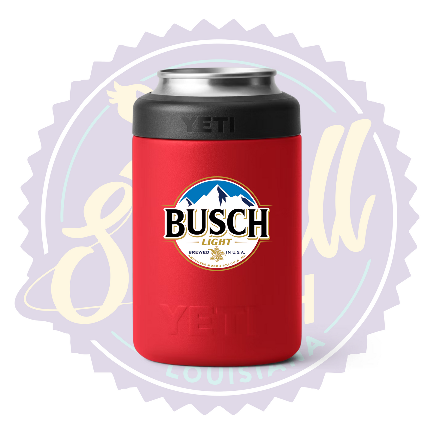Busch Light Full Color Print Can Beverage Holder