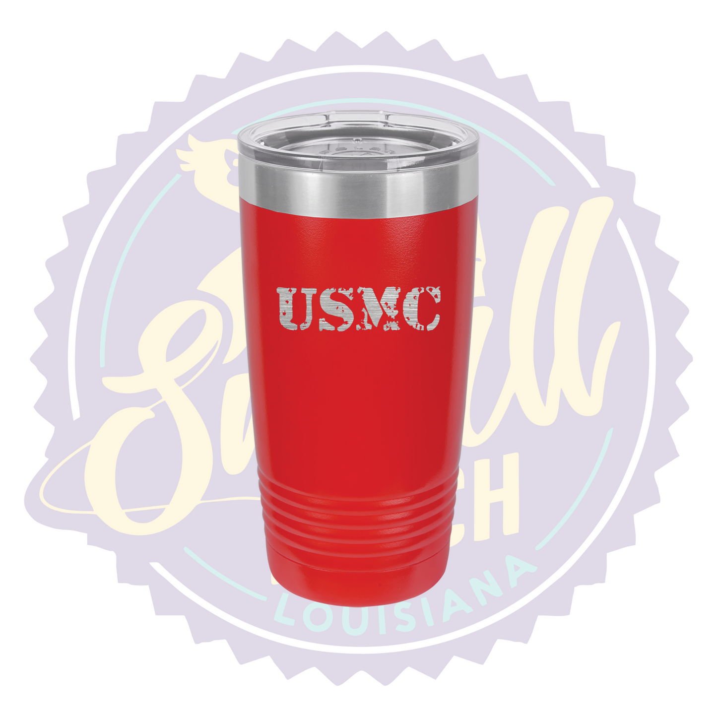 USMC Laser Engraved Tumbler
