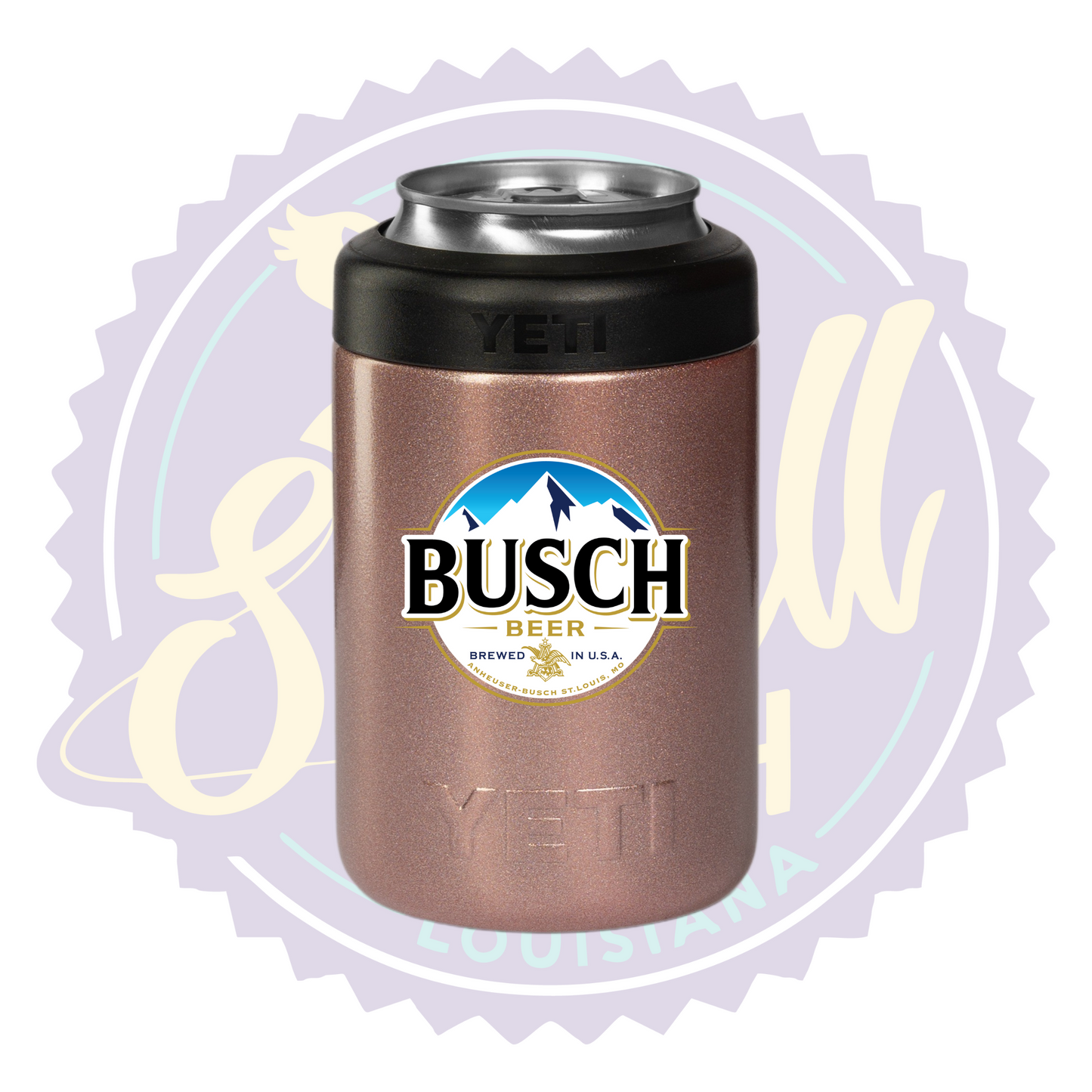 Busch Beer Full Color Print Can Beverage Holder