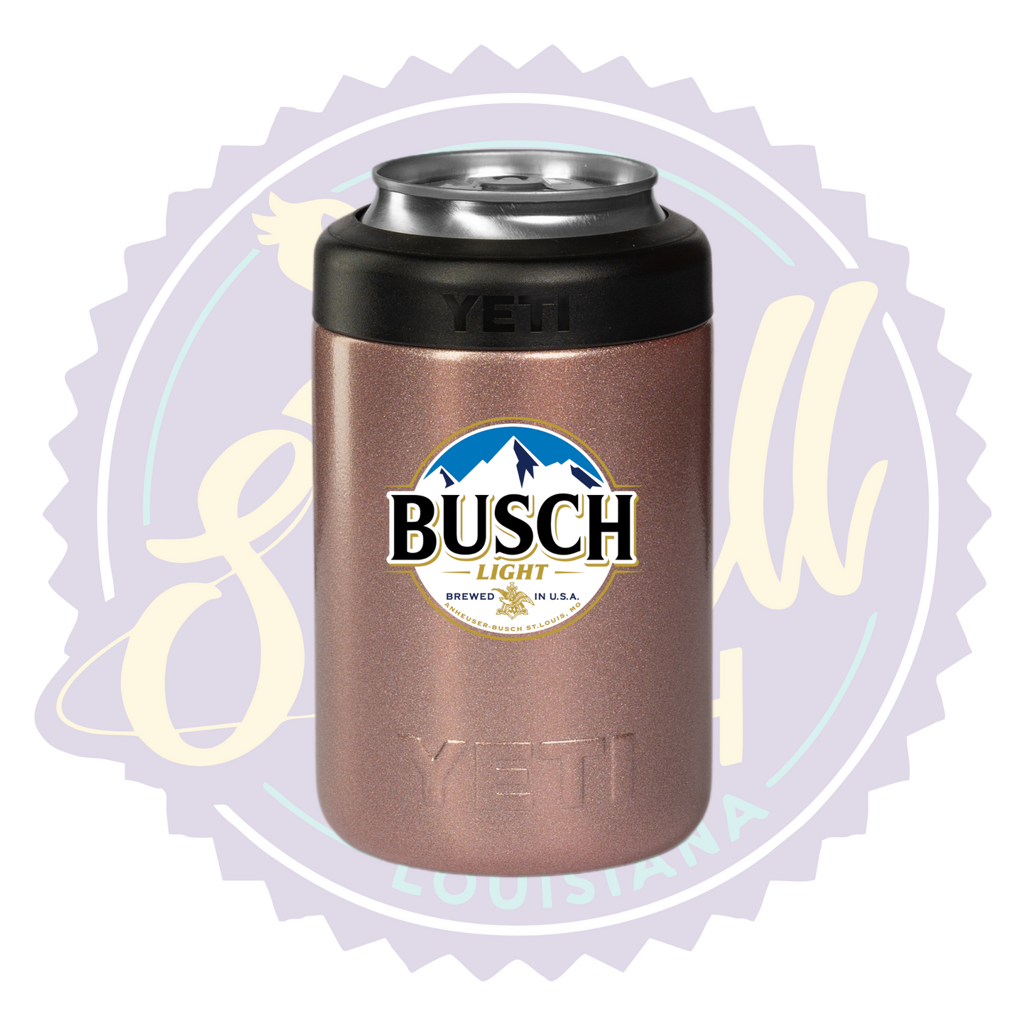 Busch Light Full Color Print Can Beverage Holder