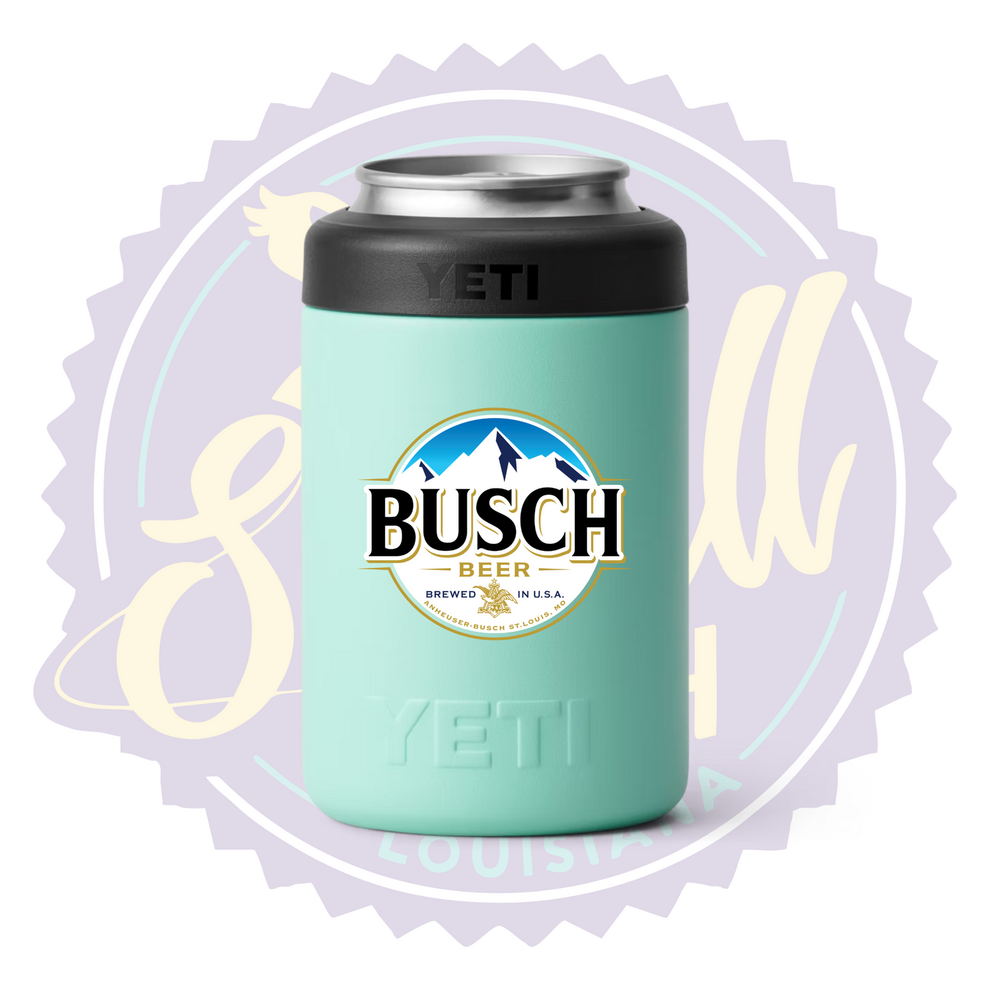 Busch Beer Full Color Print Can Beverage Holder