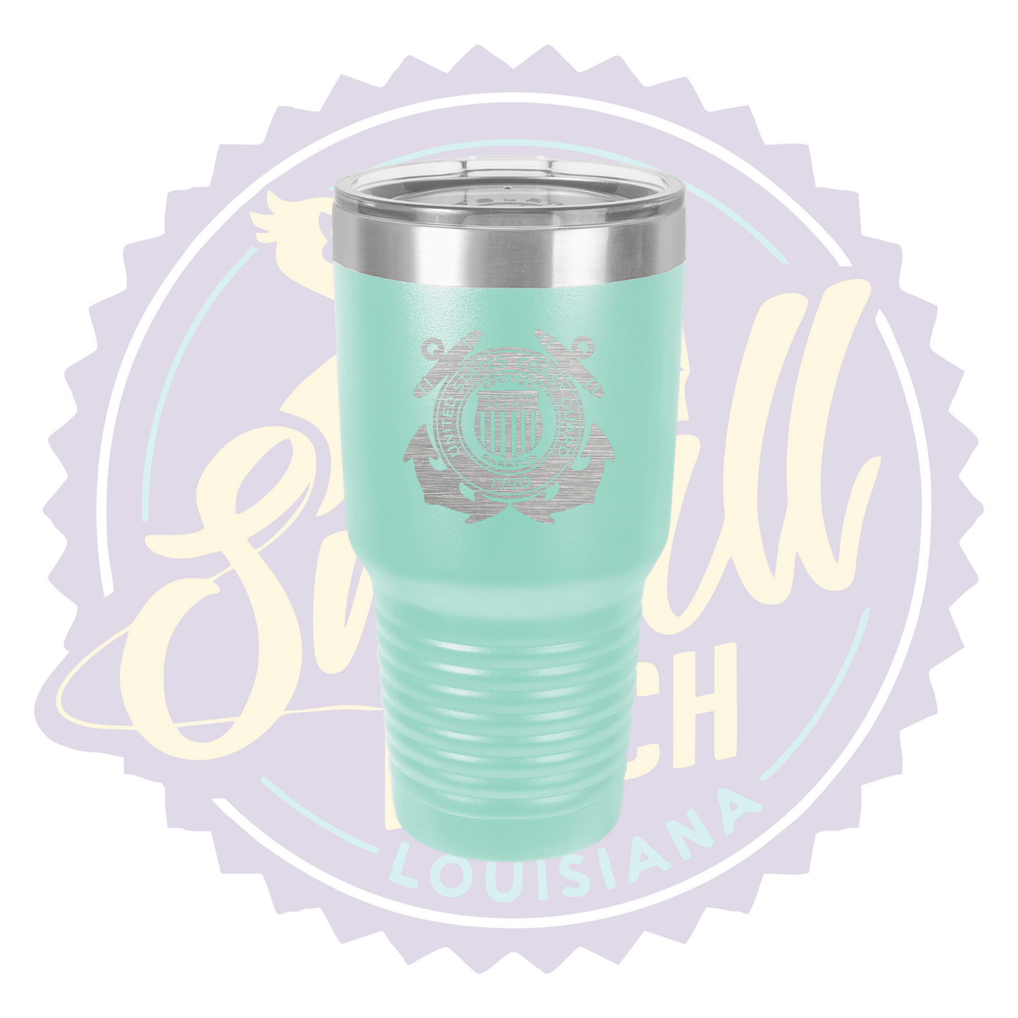 Coast Guard Laser Engraved Tumbler
